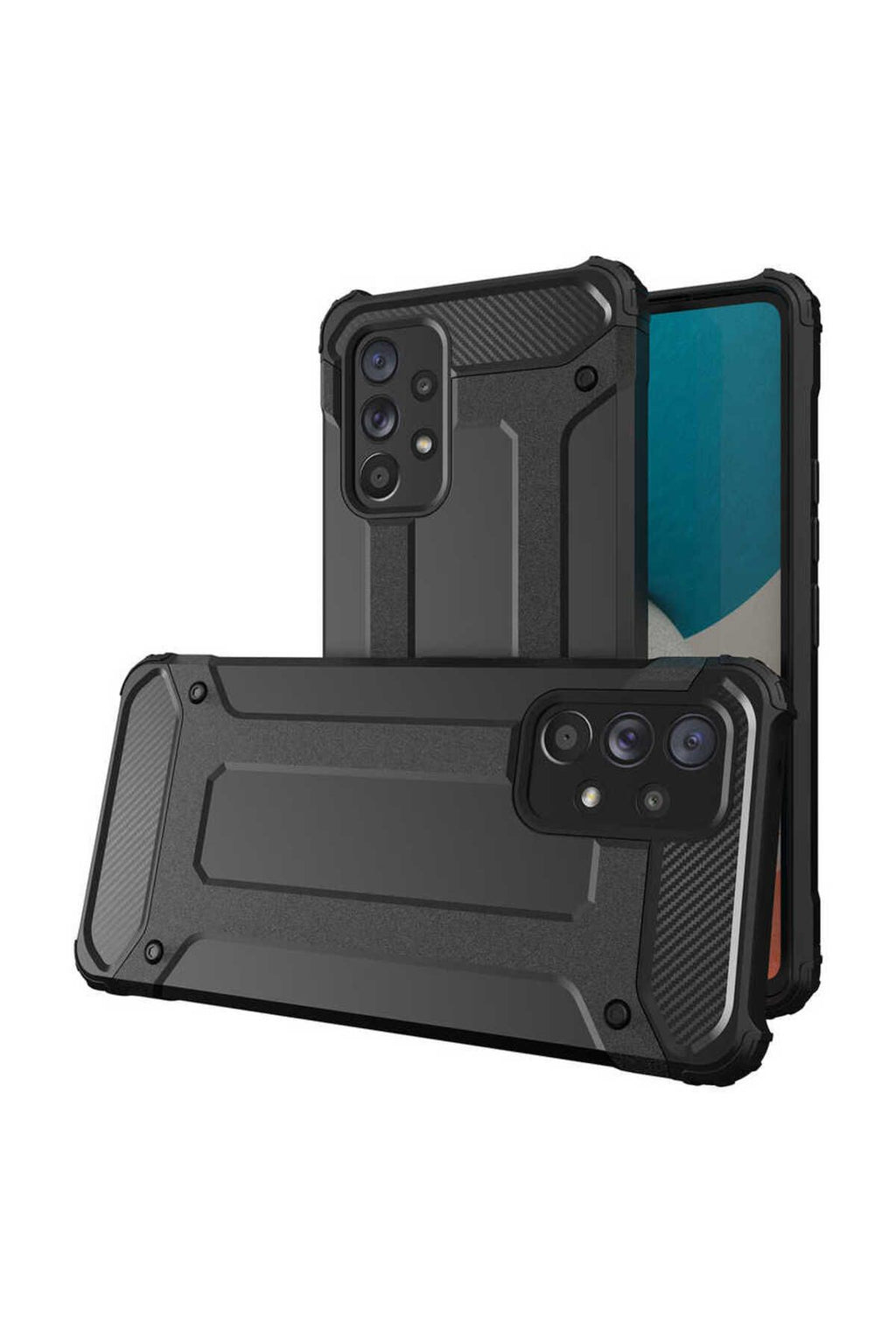 Galaxy A53 5G Kılıf Zore Crash Silikon Kapak - Siyah