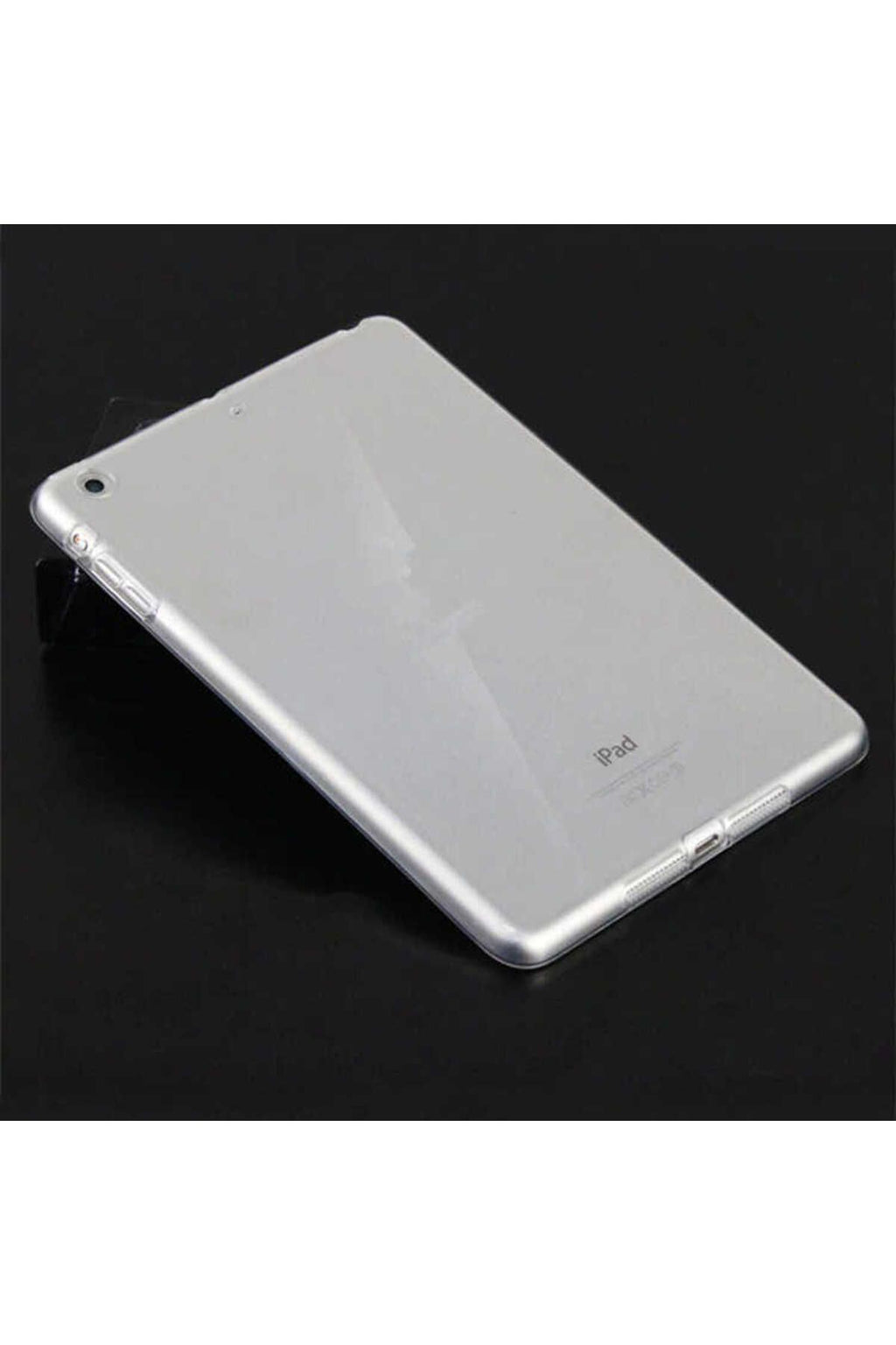 iPad 9.7 2017 (5.Nesil) - Uyumlu Uyumlu Zore Tablet Süper Silikon Kapak-Renksiz