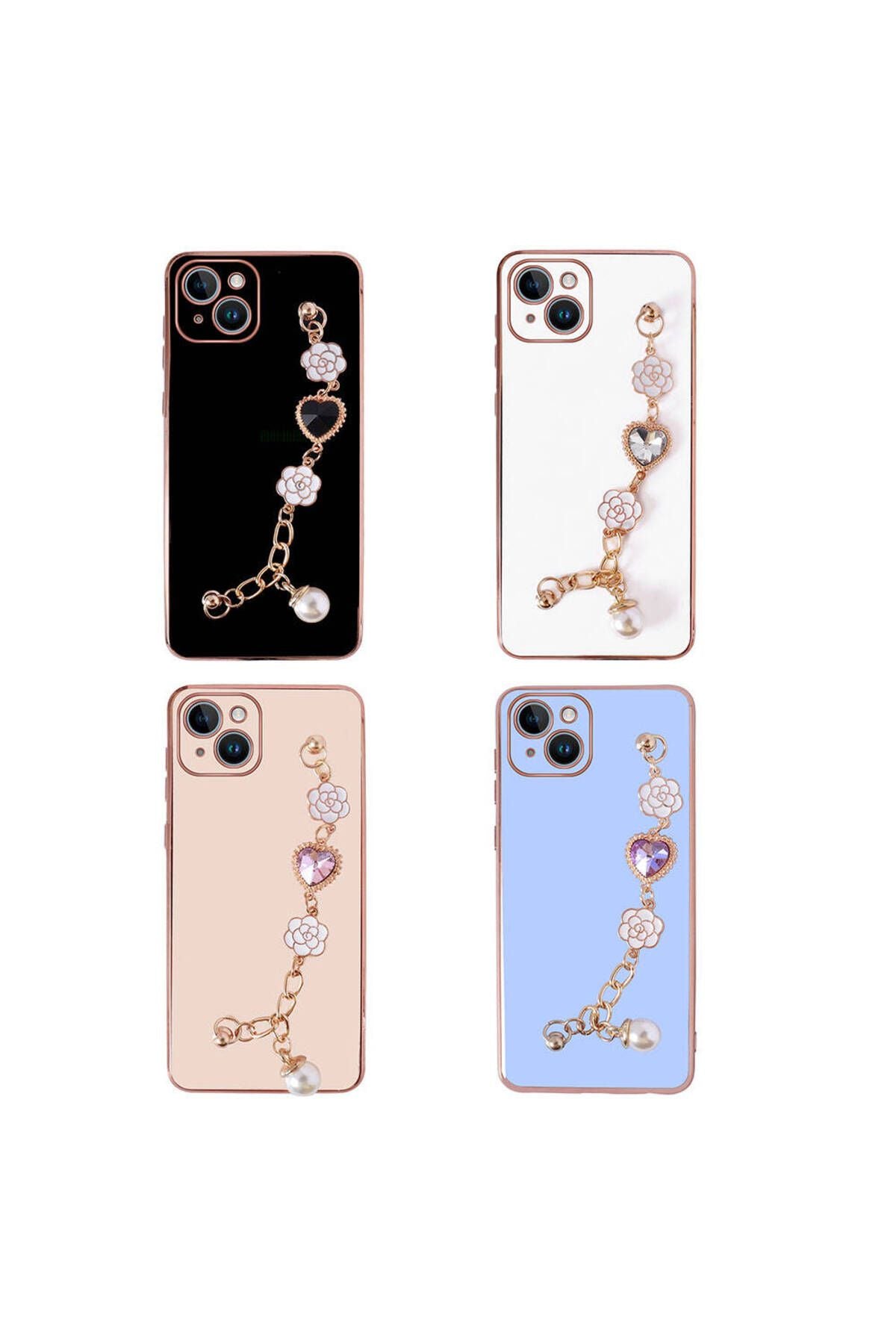 iPhone 15 Zore El Tutamaçlı Kamera Korumalı Zore Taka Silikon Kılıf-Pembe