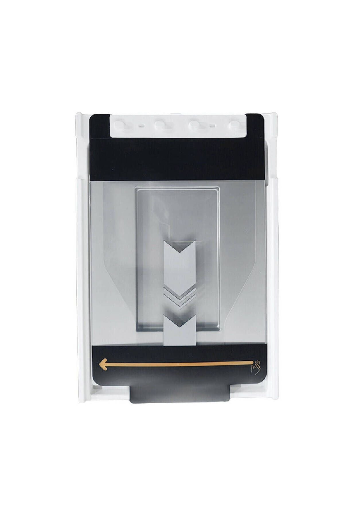 iPad 10.2 (8.Nesil) Uyumlu Zore Kolay Uygulama Aparatlı Easy Cam Ekran Koruyucu-Siyah