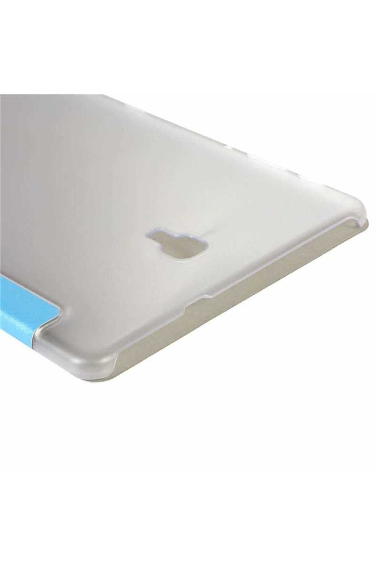 Galaxy Tab A T590  Uyumlu Zore Smart Cover Standlı 1-1 Kılıf-Siyah