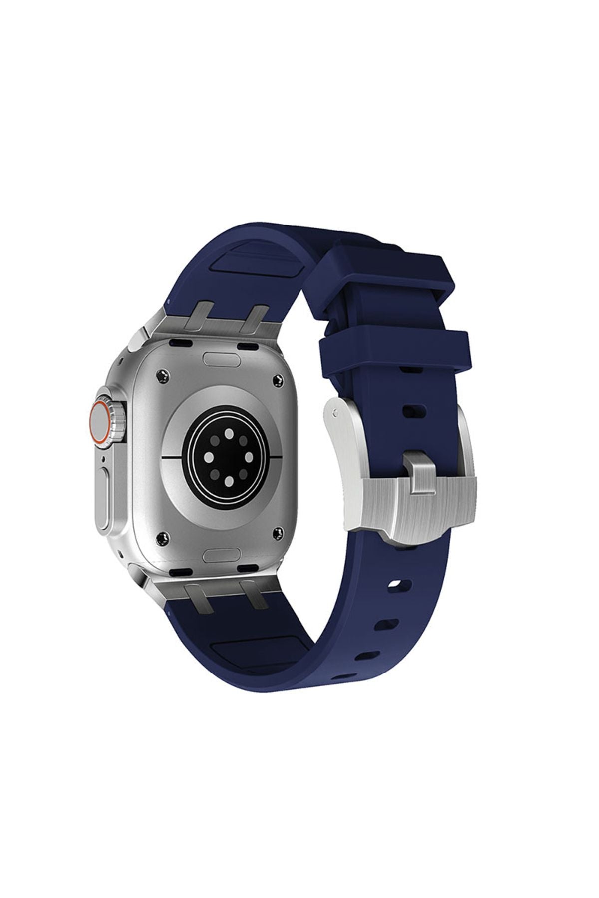 Watch Ultra 49mm Uyumlu KRD-89 Uyumlu Zore Kordon-Beyaz