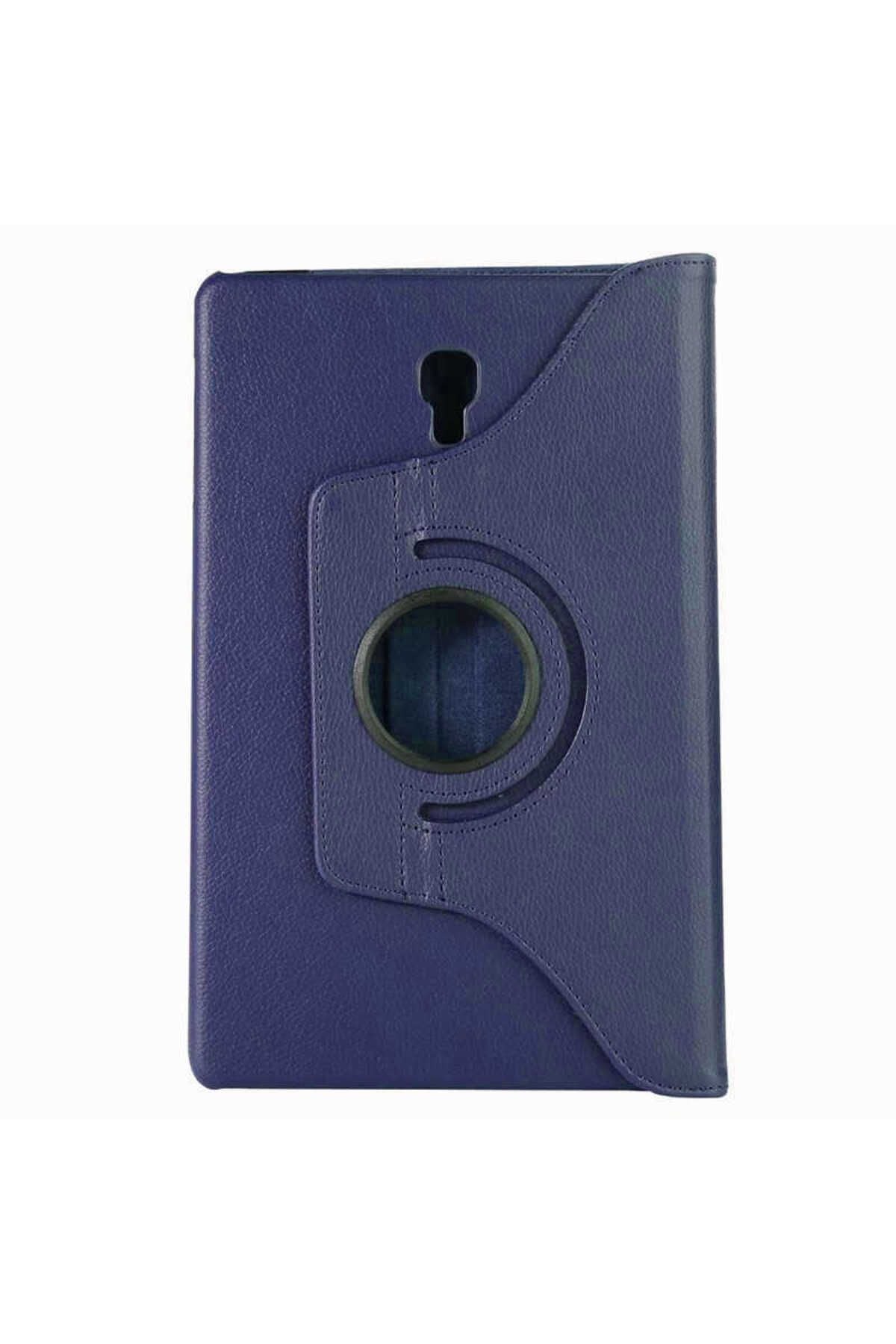 Galaxy Tab A T590  Uyumlu Zore Dönebilen Standlı Kılıf-Lacivert