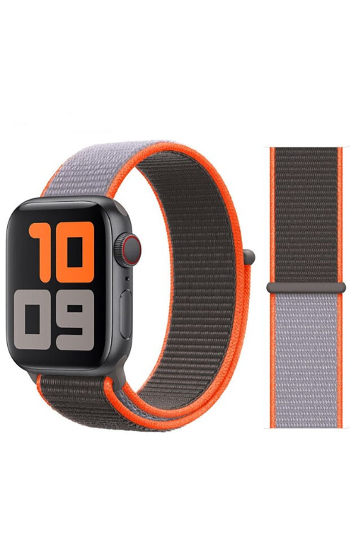 Watch Ultra 49mm Kordon Uyumlu KRD-03 Hasır Strap Kayış CLO- 24-Hisbicus