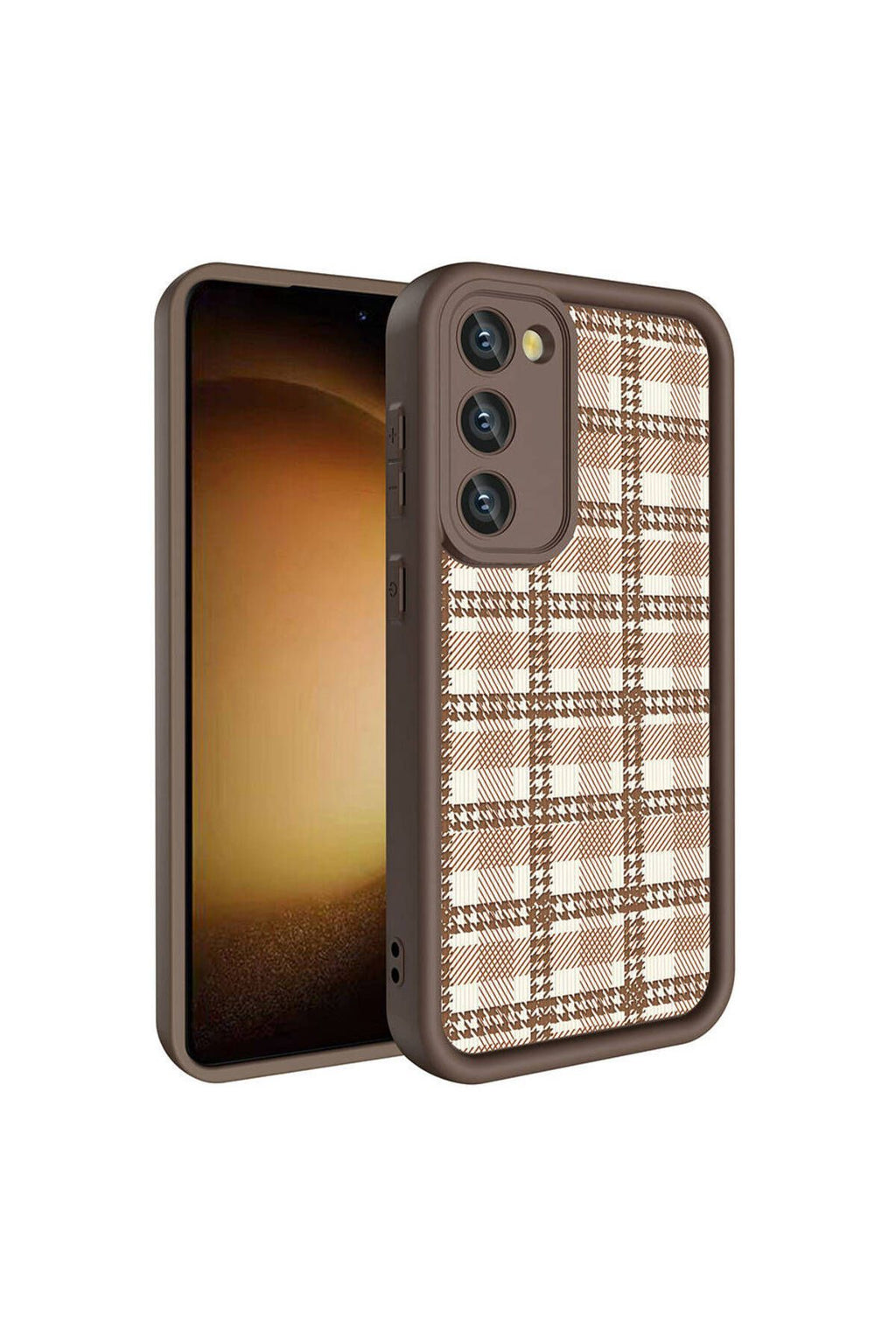 Galaxy S23 Kılıf Kamera Korumalı Baskılı Arka Yüzey Zore Klas Kapak - Siyah