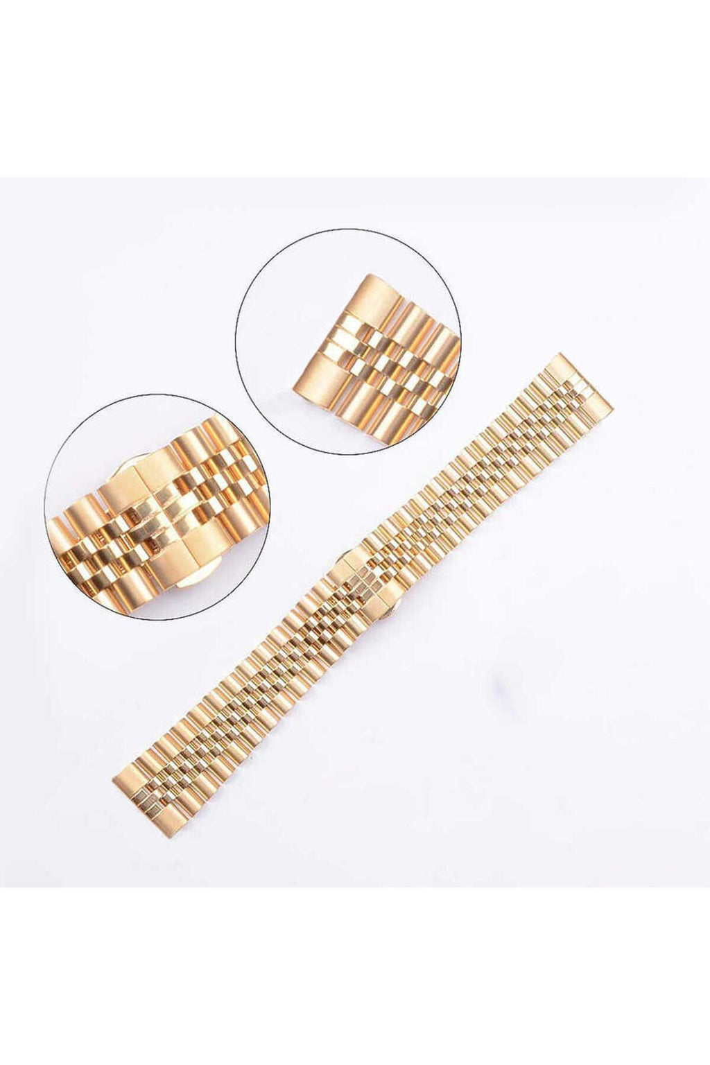 Galaxy Watch 42mm Uyumlu KRD-36 20mm Metal Zore Kordon-Rose Gold