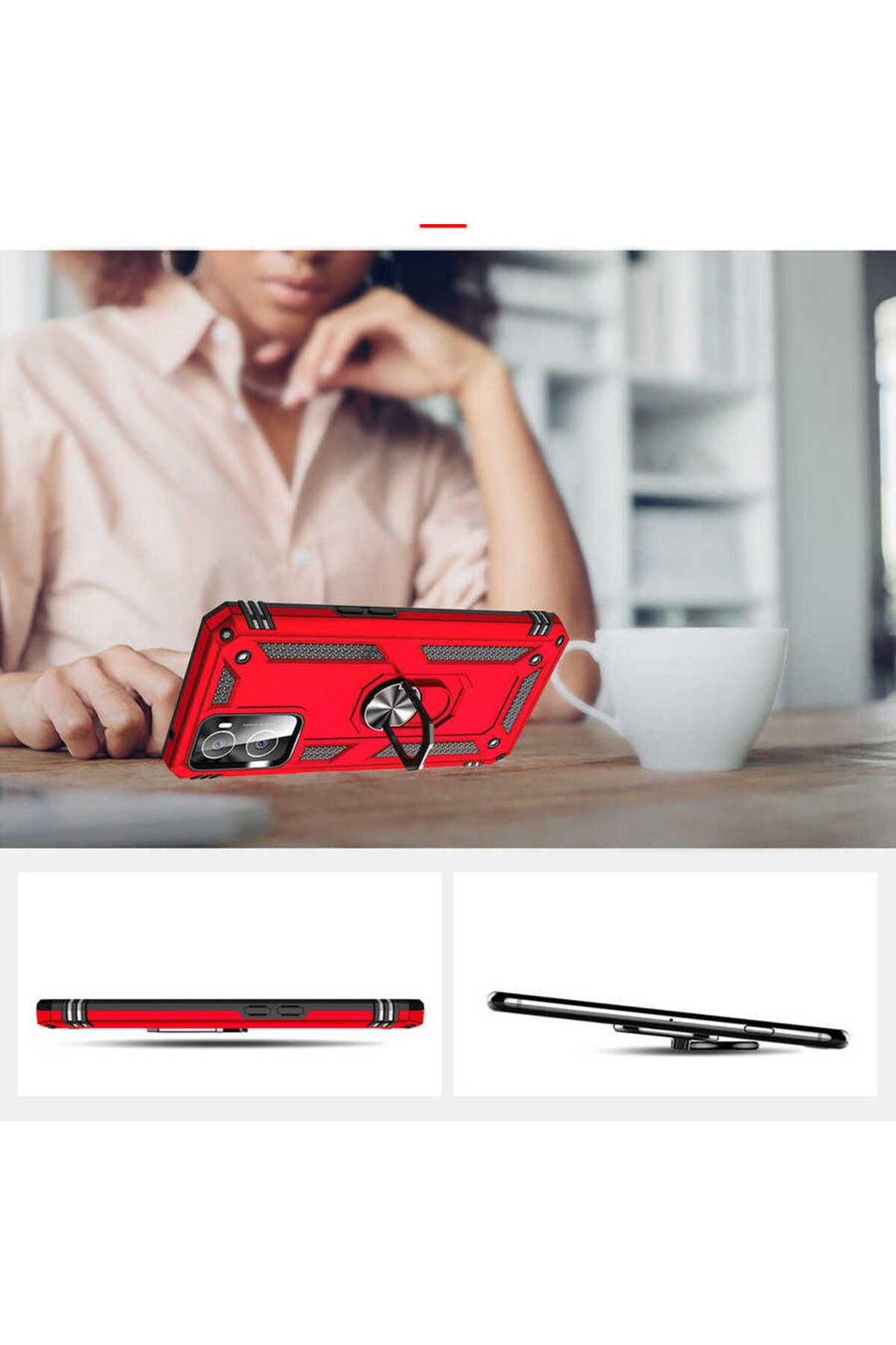 A76 Kılıf TKNR Vega Kapak - Mavi