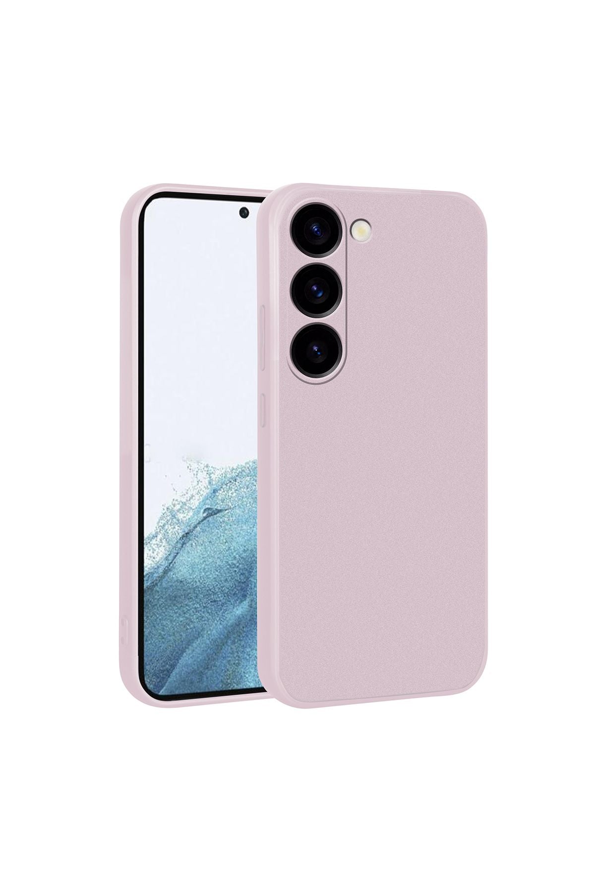 Galaxy S23 Uyumlu Zore Premier Silikon Kılıf-Rose Gold