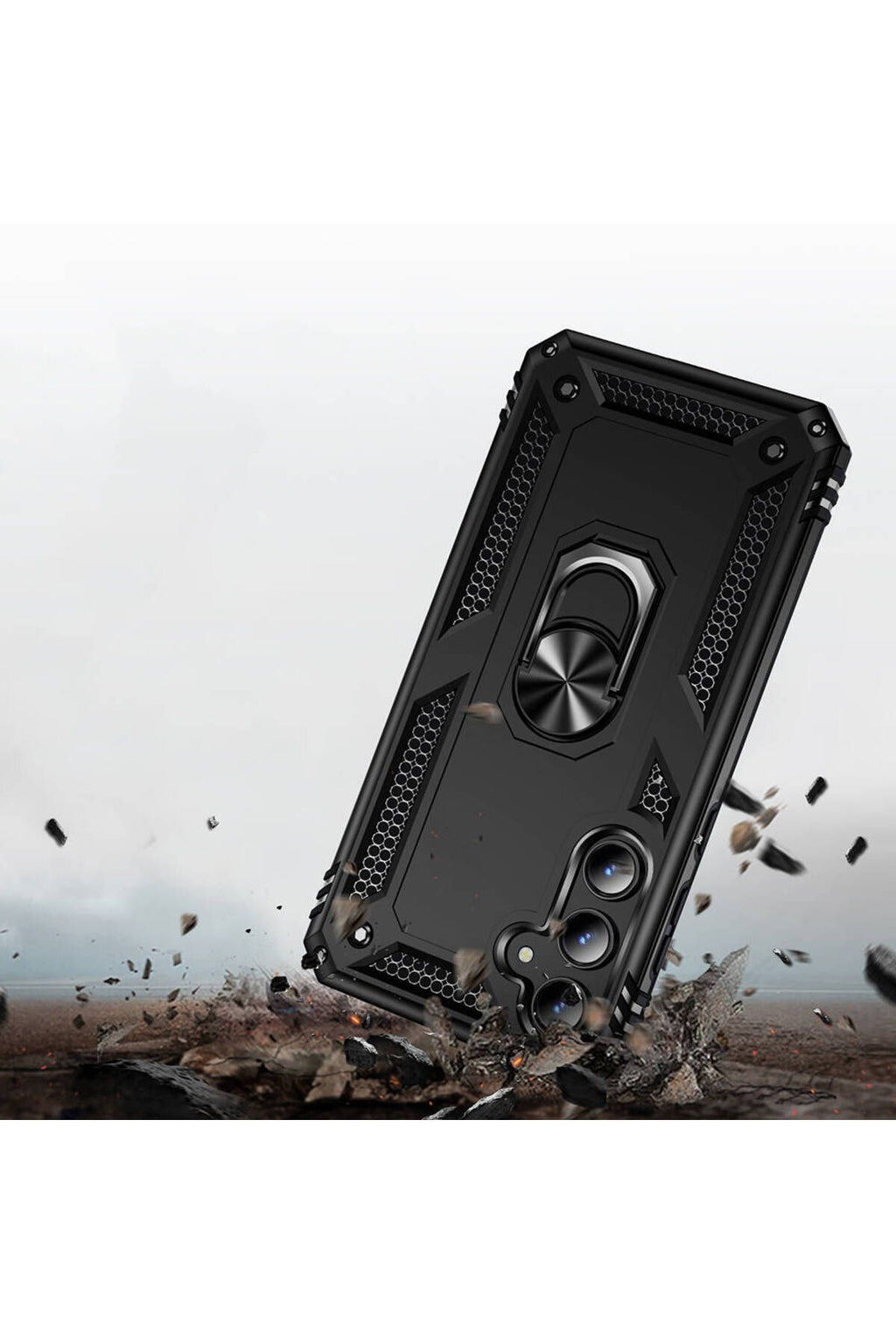 Galaxy A35 Kılıf Zore Vega Kapak - Siyah