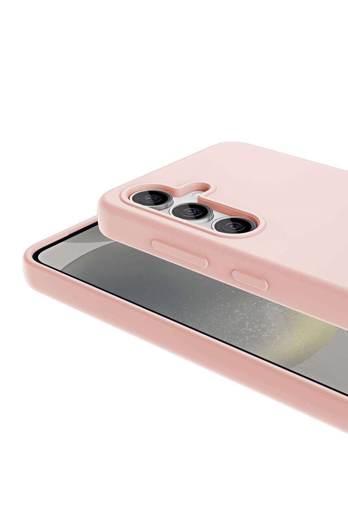 Galaxy S24 Plus Kılıf Magsafe Şarj Özellikli Sıvı Teknolojili Silinebilir Sert Zore Kivi Kapak-Laciv