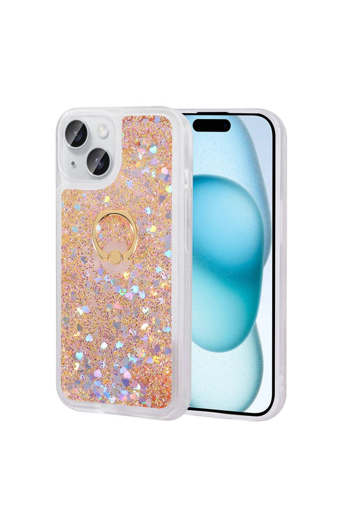 iPhone 15 Plus Uyumlu Zore Milce Kılıf-Gold