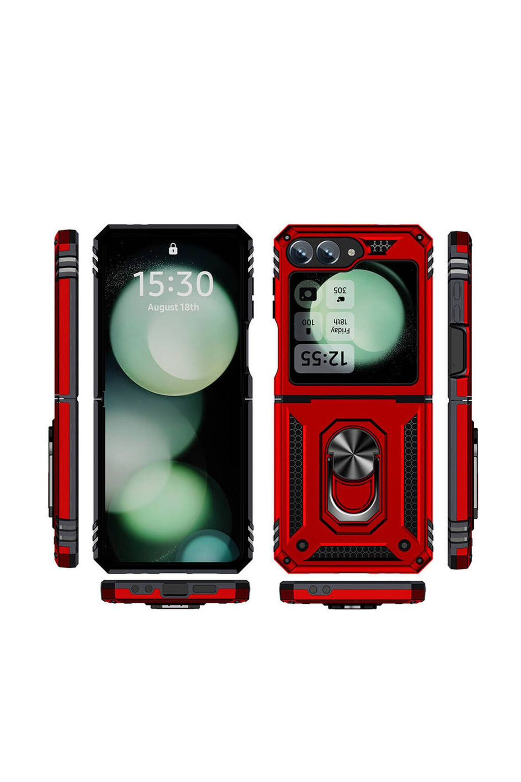 Galaxy Z Flip 6 Kılıf Zore Vega Kapak - Siyah