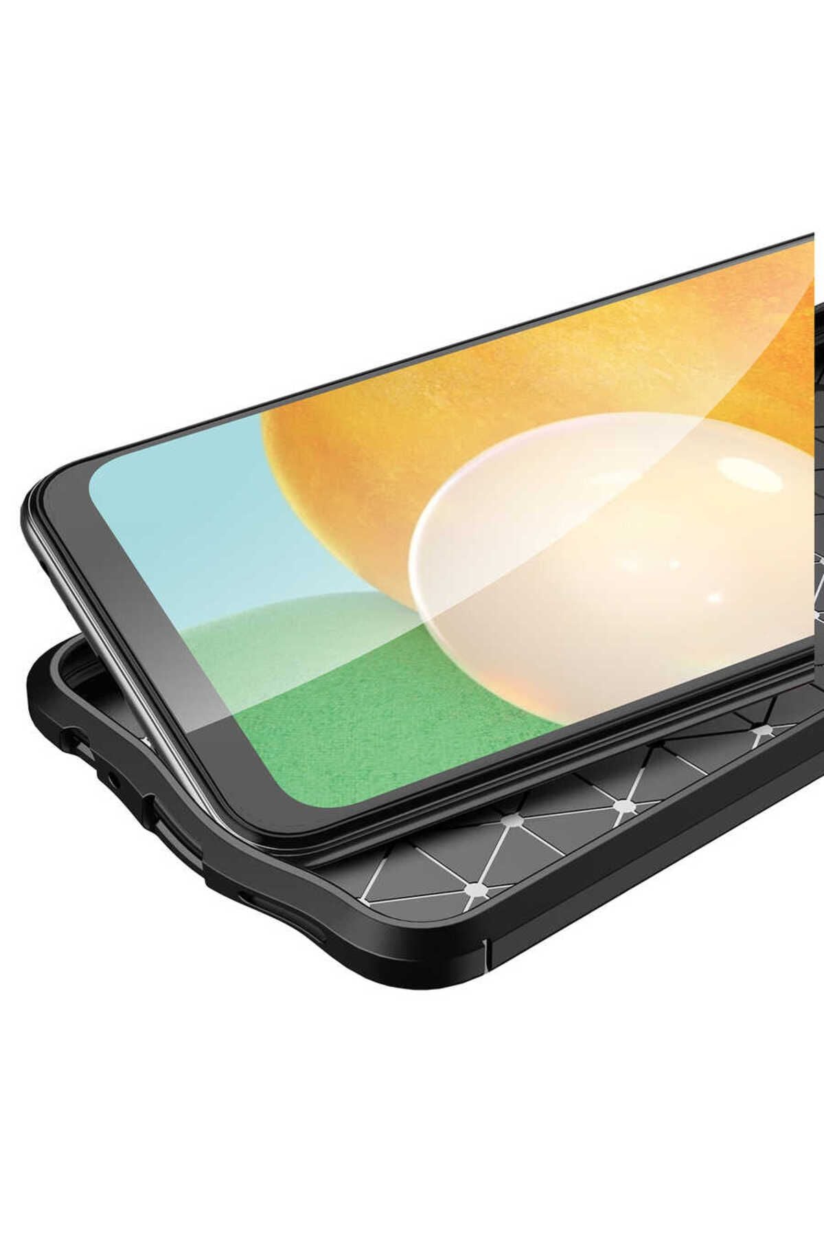 Galaxy A22 4G Kılıf Zore Niss Silikon Kapak - Siyah
