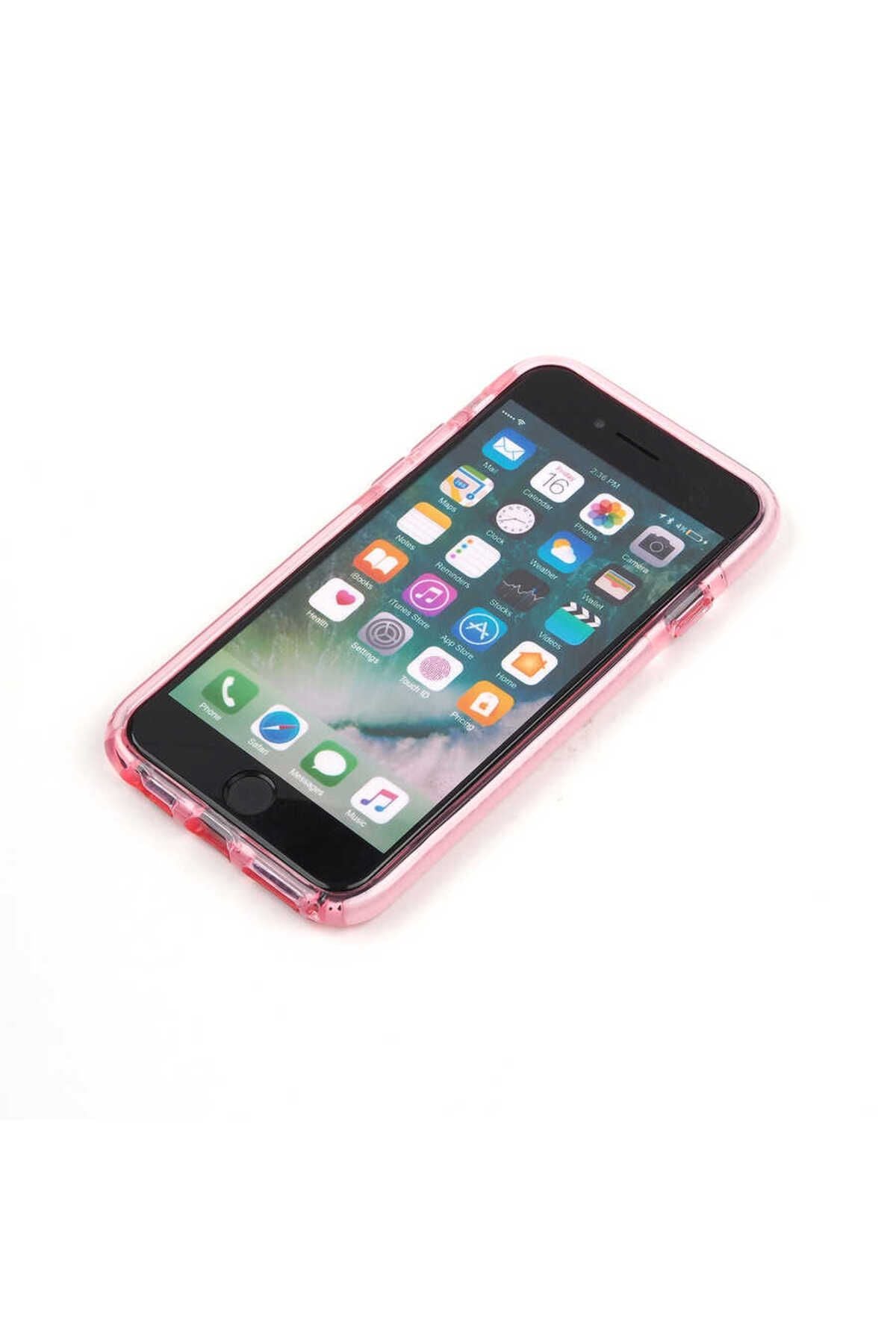 iPhone SE 2022 Uyumlu Zore Punto Kılıf-Pembe