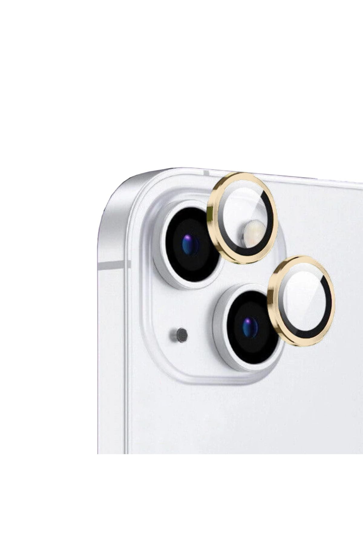 iPhone 15 Uyumlu Zore CL-12 Premium Safir Parmak İzi Bırakmayan Anti-RefCLOive Kamera CLO Kor