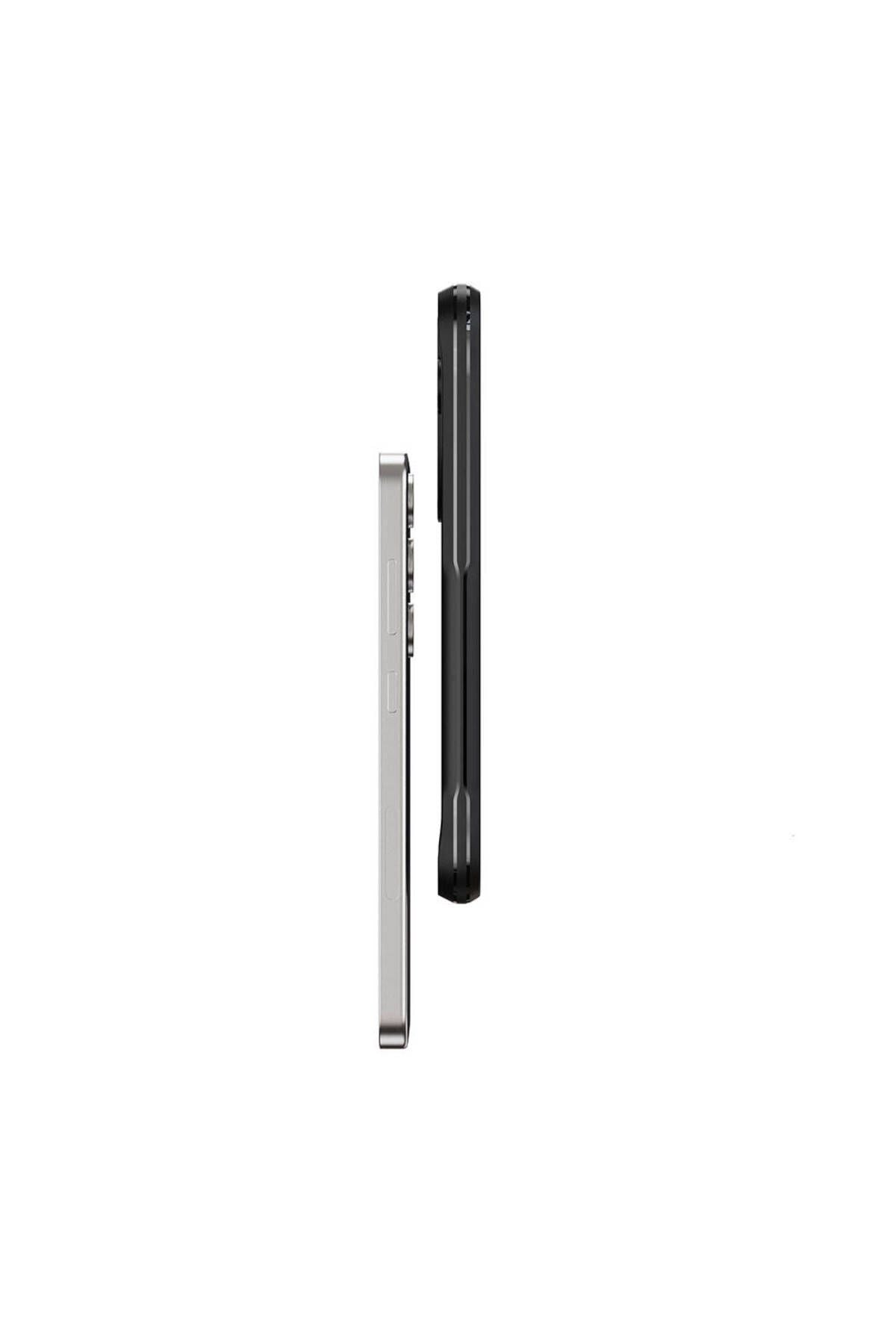 Galaxy S24 Plus Kılıf Şeffaf Sert PC Arka Yüzey Tasarımlı Zore Edo Kapak - Siyah