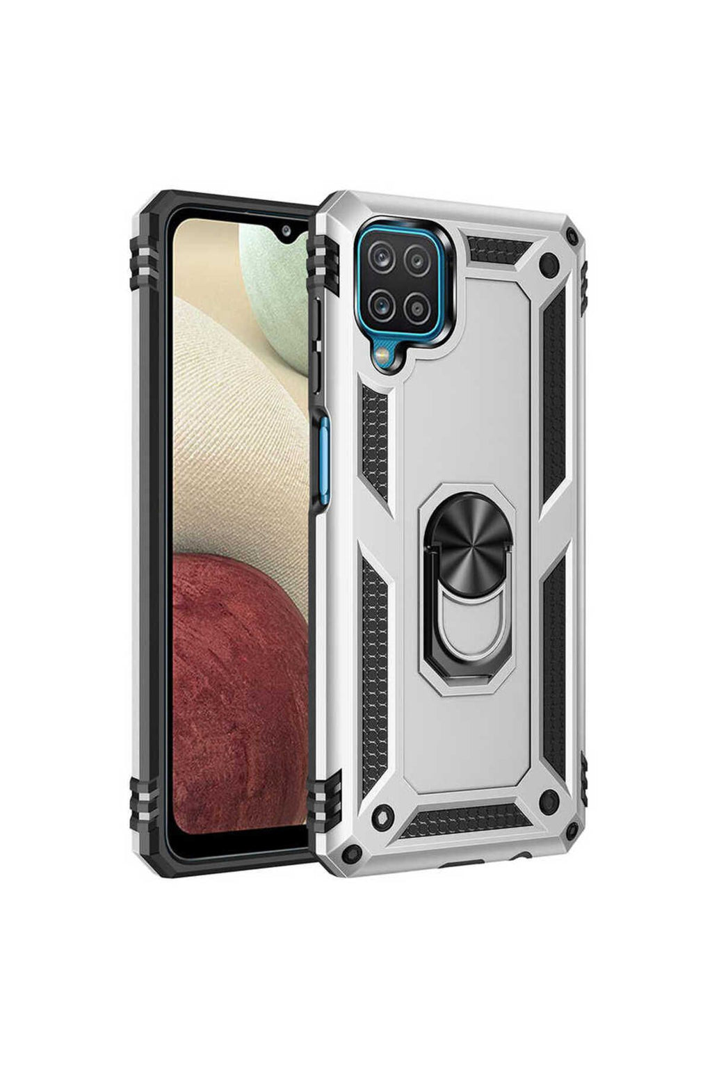 Galaxy A22 4G Kılıf Zore Vega Kapak - Gri