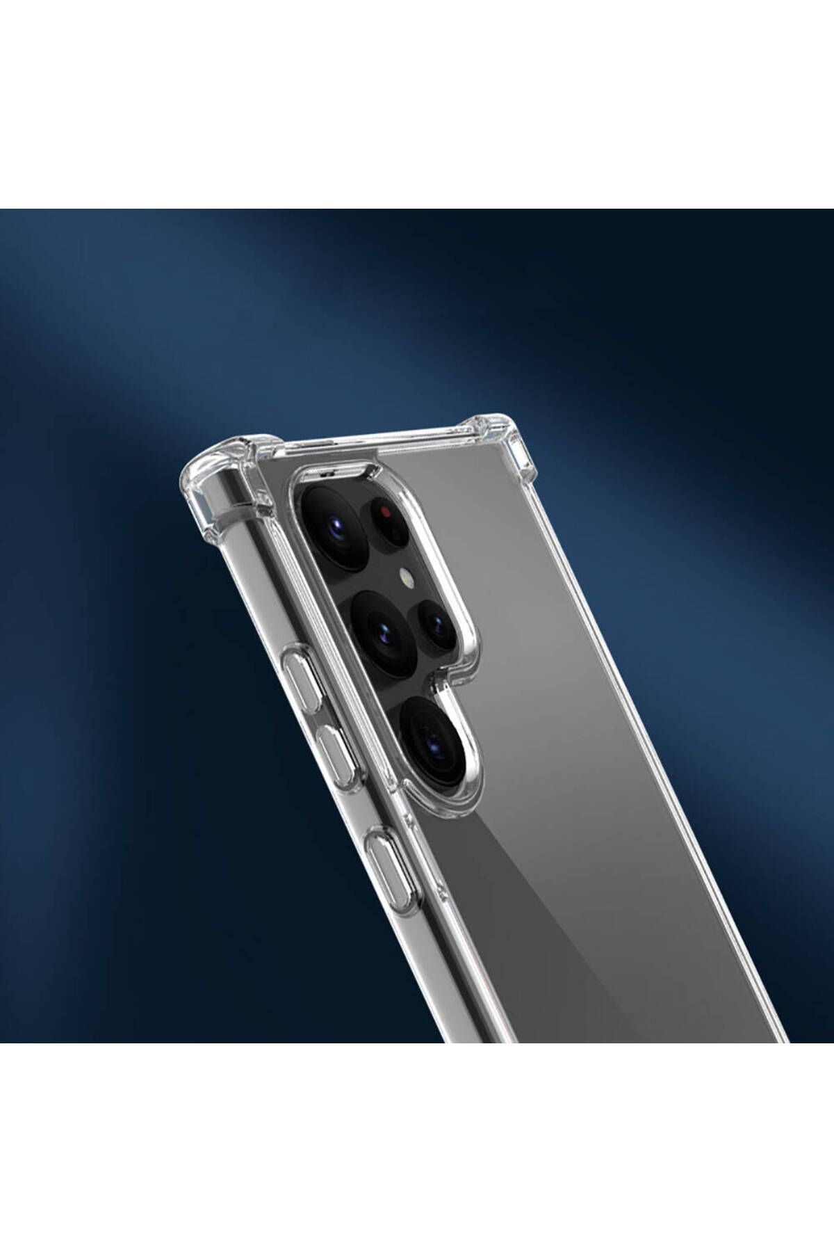Galaxy S24 Ultra Kılıf Zore Nitro Anti Shock Silikon - Renksiz