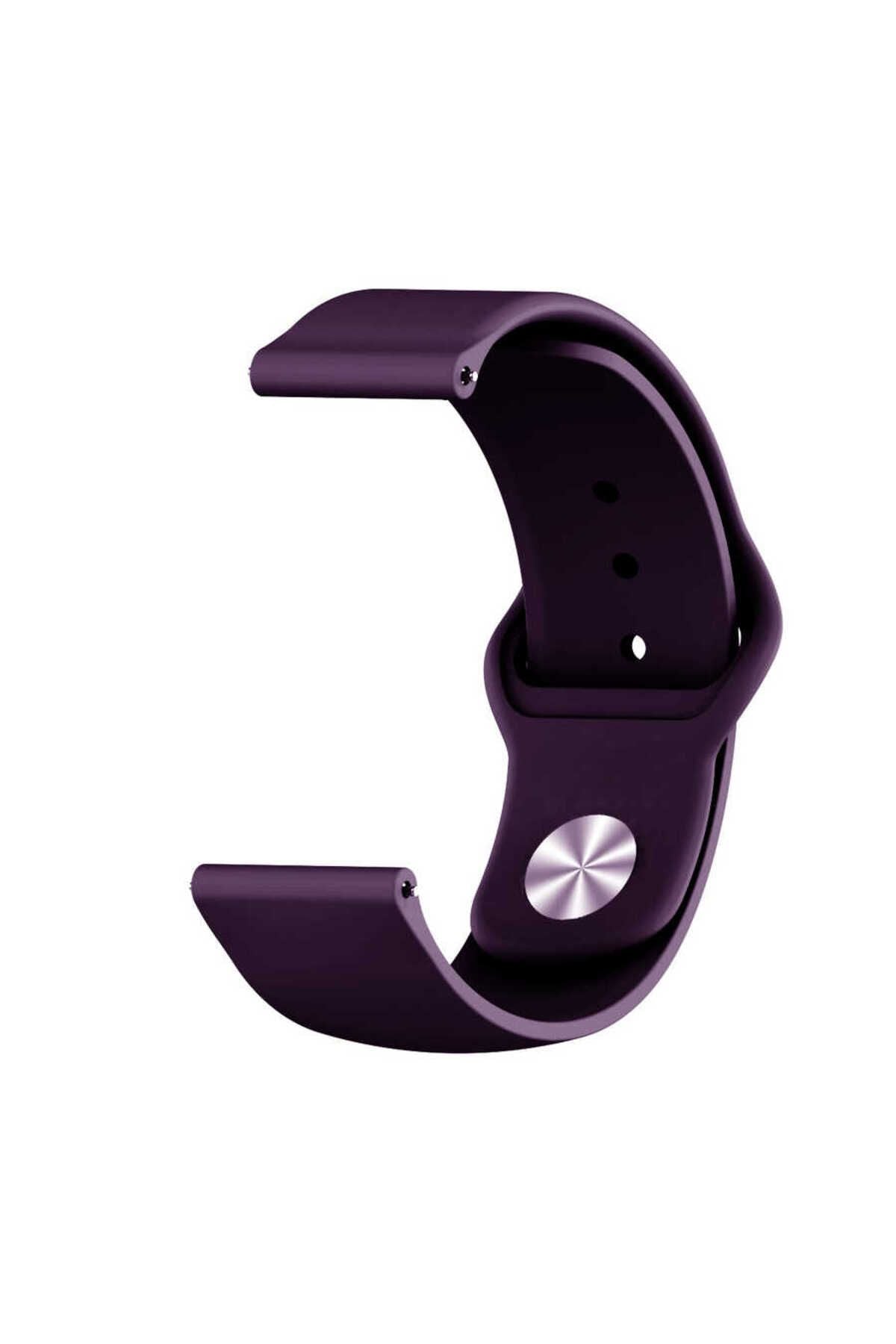Galaxy Watch Active 2 44mm KRD-11 20mm Uyumlu Zore Kordon-Mor