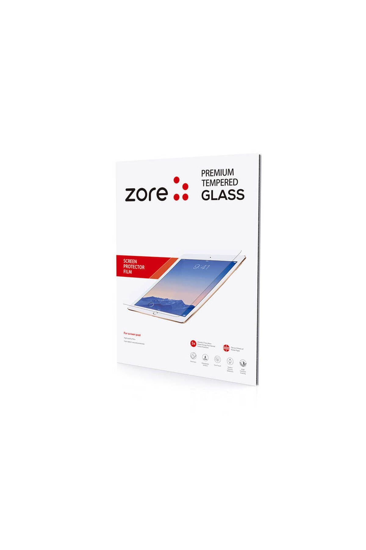 Galaxy Tab S9 Uyumlu Zore Tablet Temperli Cam Ekran Koruyucu-Renksiz