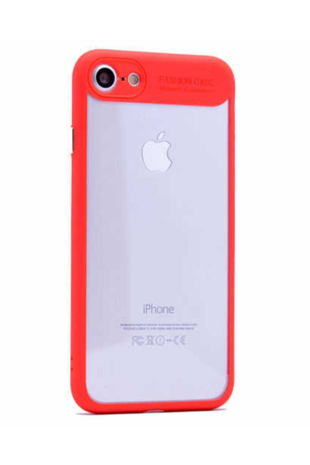 iPhone SE 2022 Kılıf Zore Buttom Kapak - Kırmızı