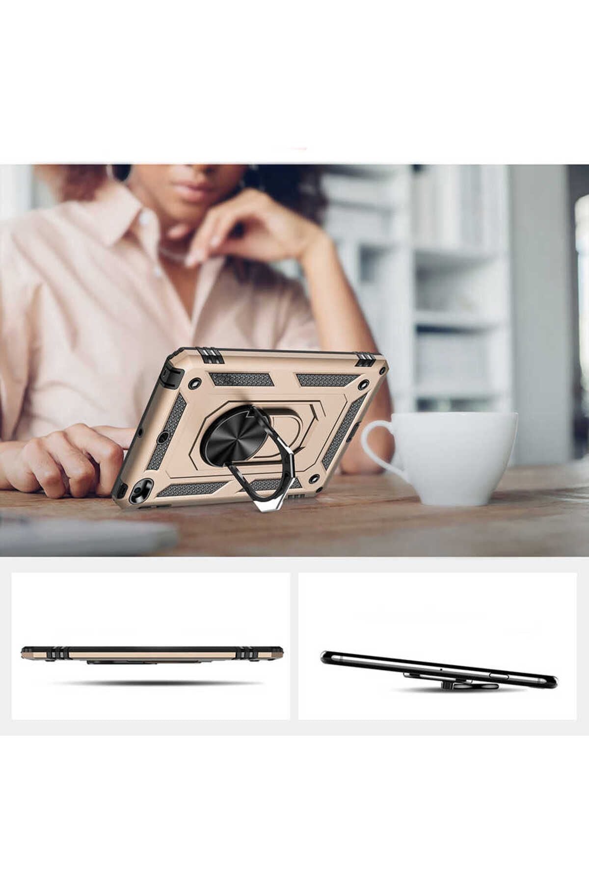 iPad Mini 5. Nesil - Uyumlu Uyumlu Zore Tablet Vega Kapak-Siyah