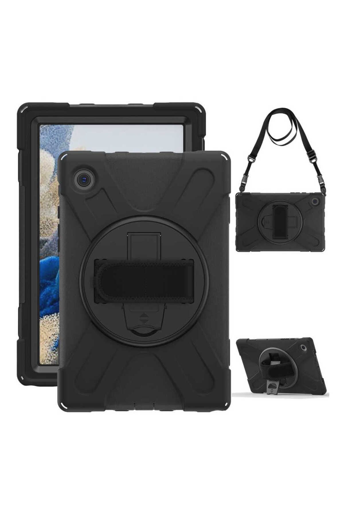 Galaxy Tab A8 10.5 SM-X200 (2021) Zore Defender Tablet Silikon - Siyah