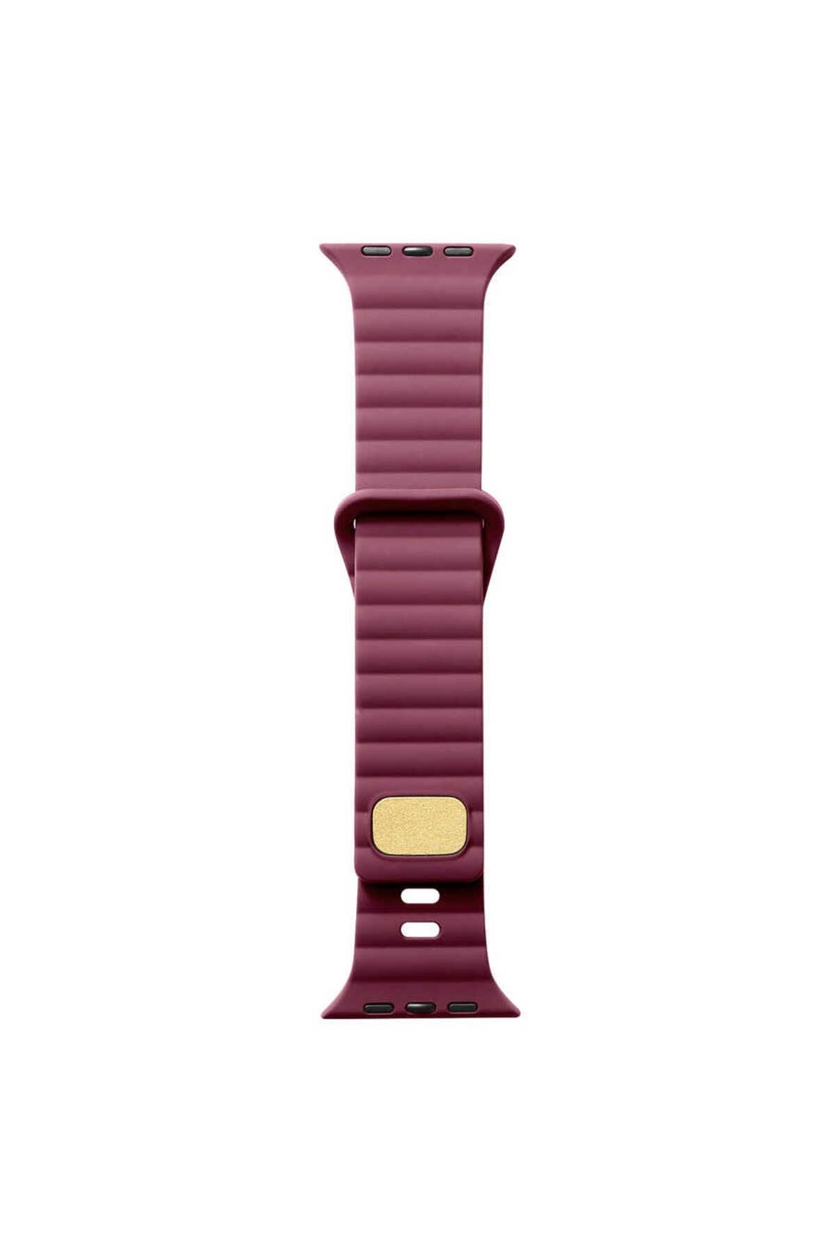 Watch Ultra 49mm Uyumlu KRD-73 Uyumlu Zore Kordon-Mürdüm