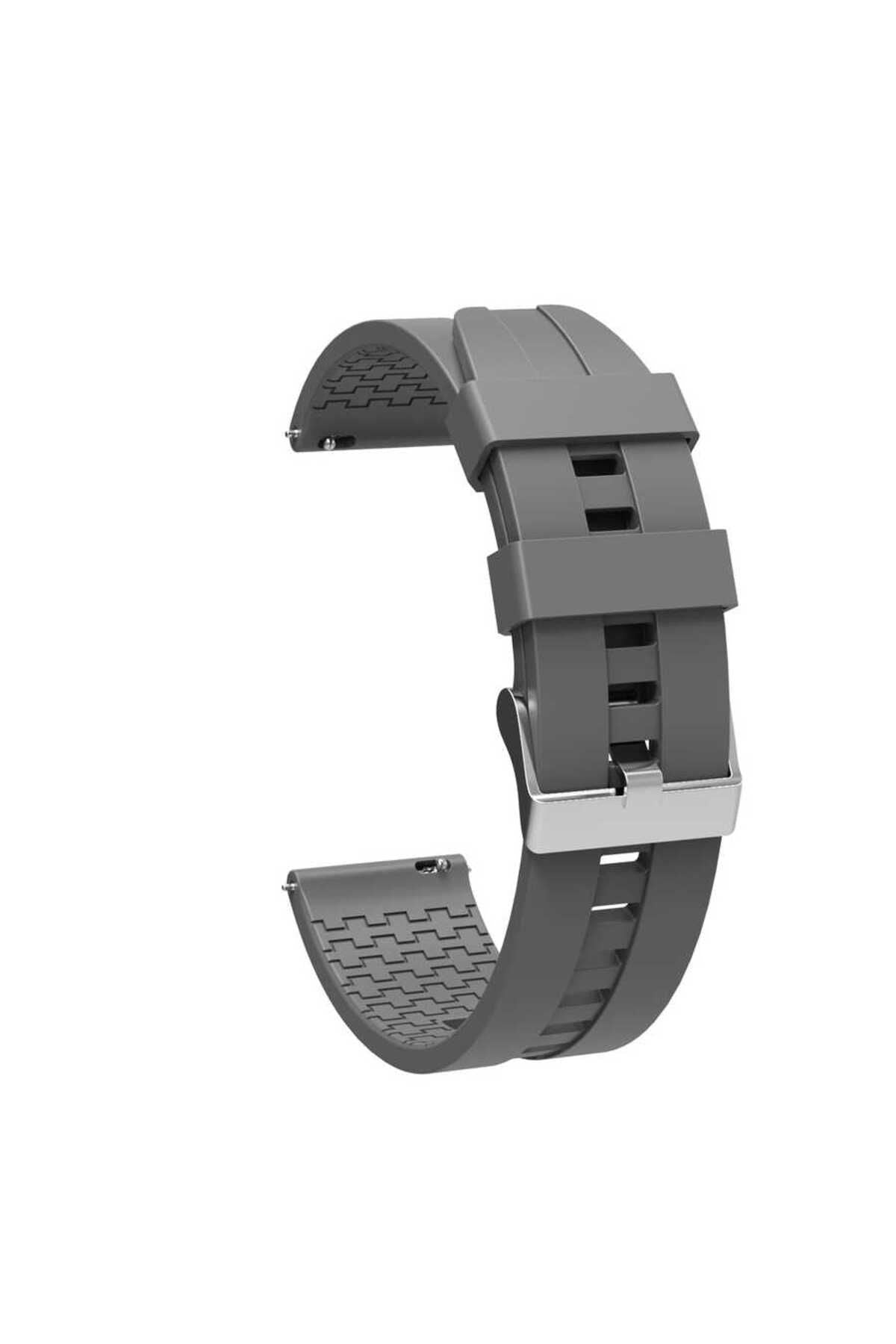 Galaxy Watch Active 2 44mm KRD-23 20mm Uyumlu Zore Kordon-Siyah