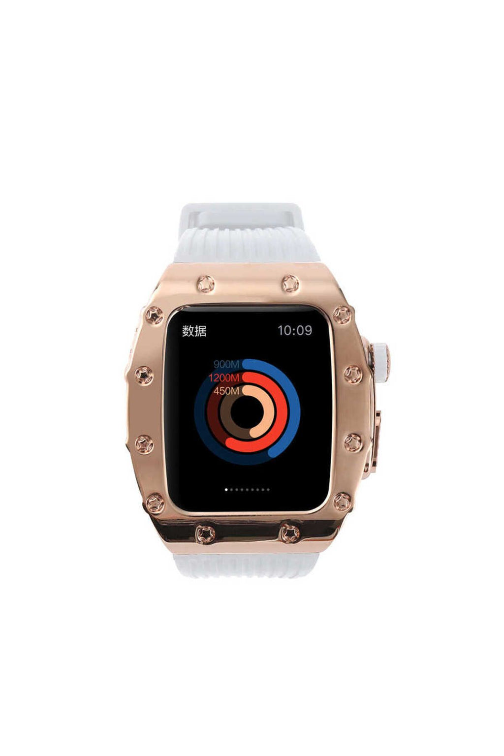 Watch 7 45mm Uyumlu KRD-65 Zore Kordon-Beyaz-Siyah