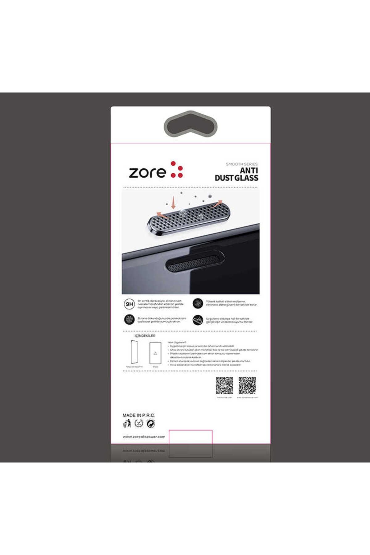 iPhone SE 2022 Uyumlu Zore Anti-Dust Glass Temperli Ekran Koruyucu