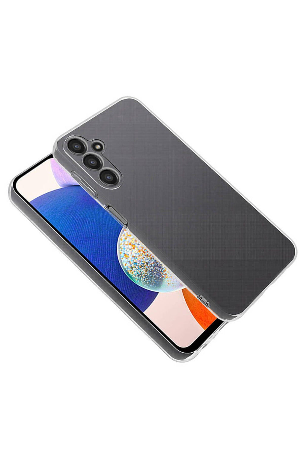 Galaxy A15 Kılıf TKNR Süper Silikon Kapak - Renksiz