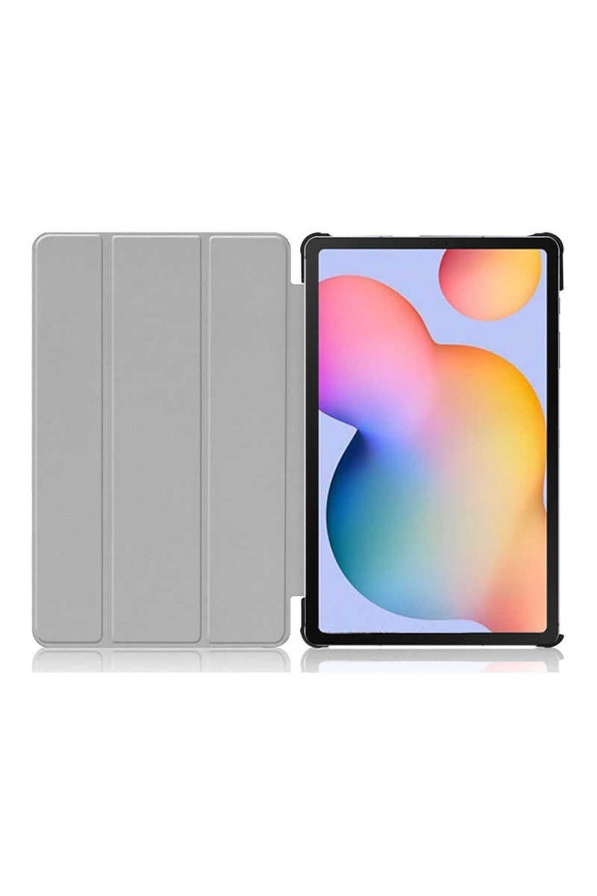 Galaxy Tab S6 Lite P610  Uyumlu Zore Smart Cover Standlı 1-1 Kılıf-Lacivert