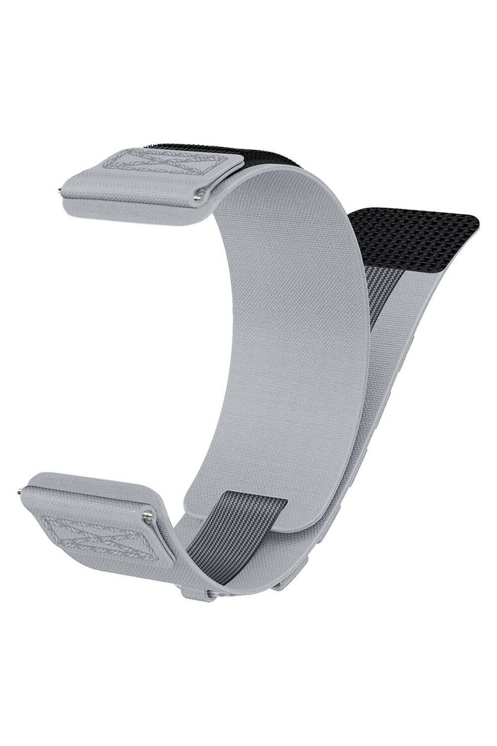 Galaxy Watch 42mm Zore KRD-112 20mm Orbital Örgülü Halat Tasarımlı Naylon Kumaş Hasır Kordon-Yeşil