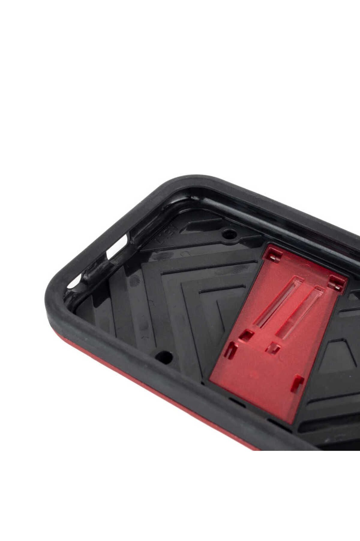 Galaxy A3 2017 Kılıf Zore İron Kapak - Kırmızı