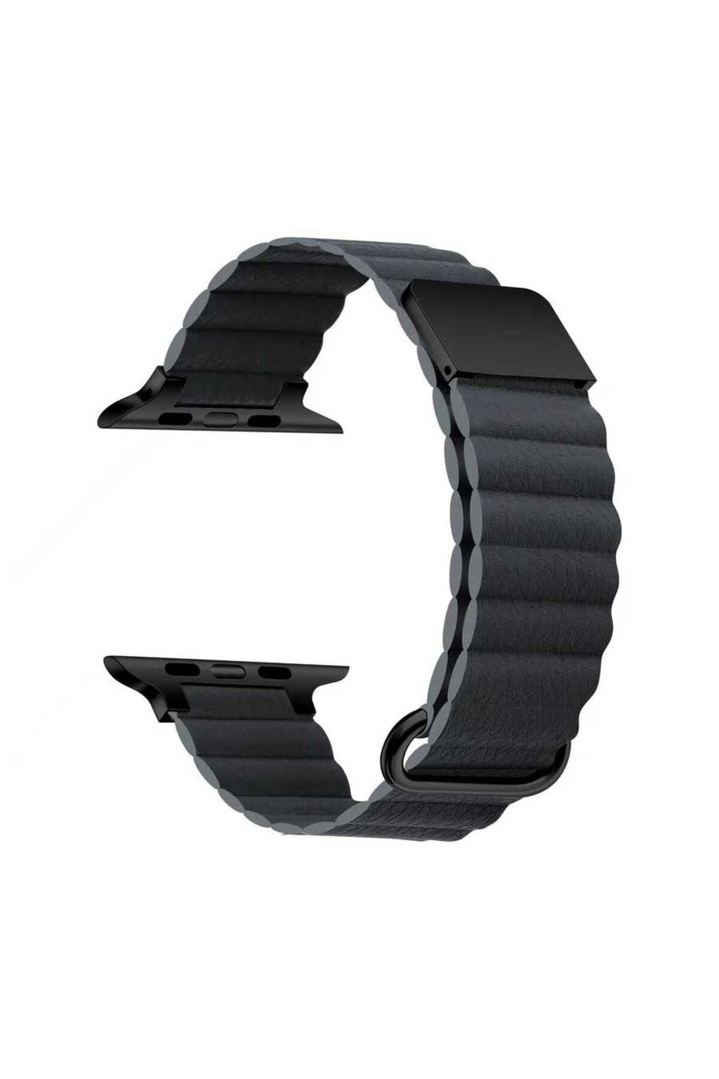 Watch 7 45mm Uyumlu KRD-78 PU Deri Kordon Strap Kayış CLO- Koyu Yeşil