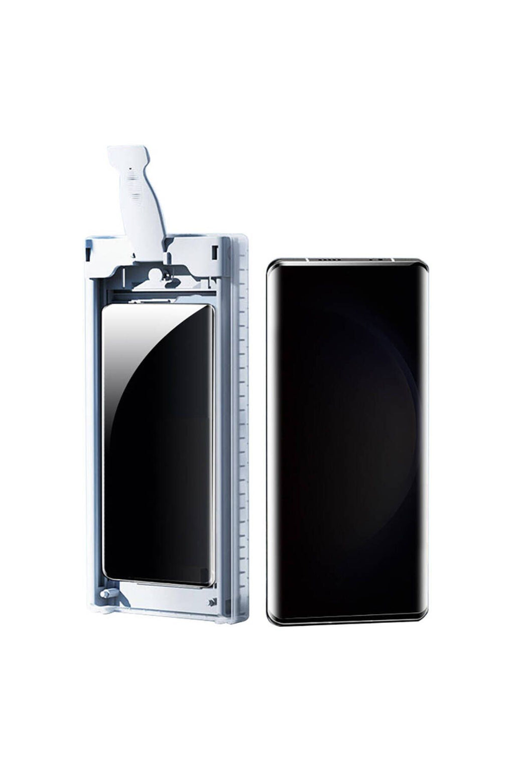 Galaxy S24 Ultra Uyumlu Zore Uygulama Aparatlı 6in1 Easy Body Privacy Ekran Koruyucu