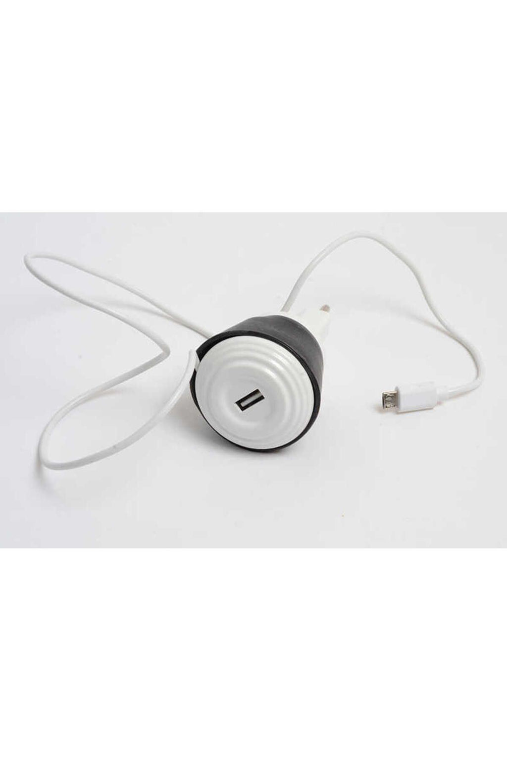 Beyaz Sarmal Micro Ev Şarj Seti-Zore