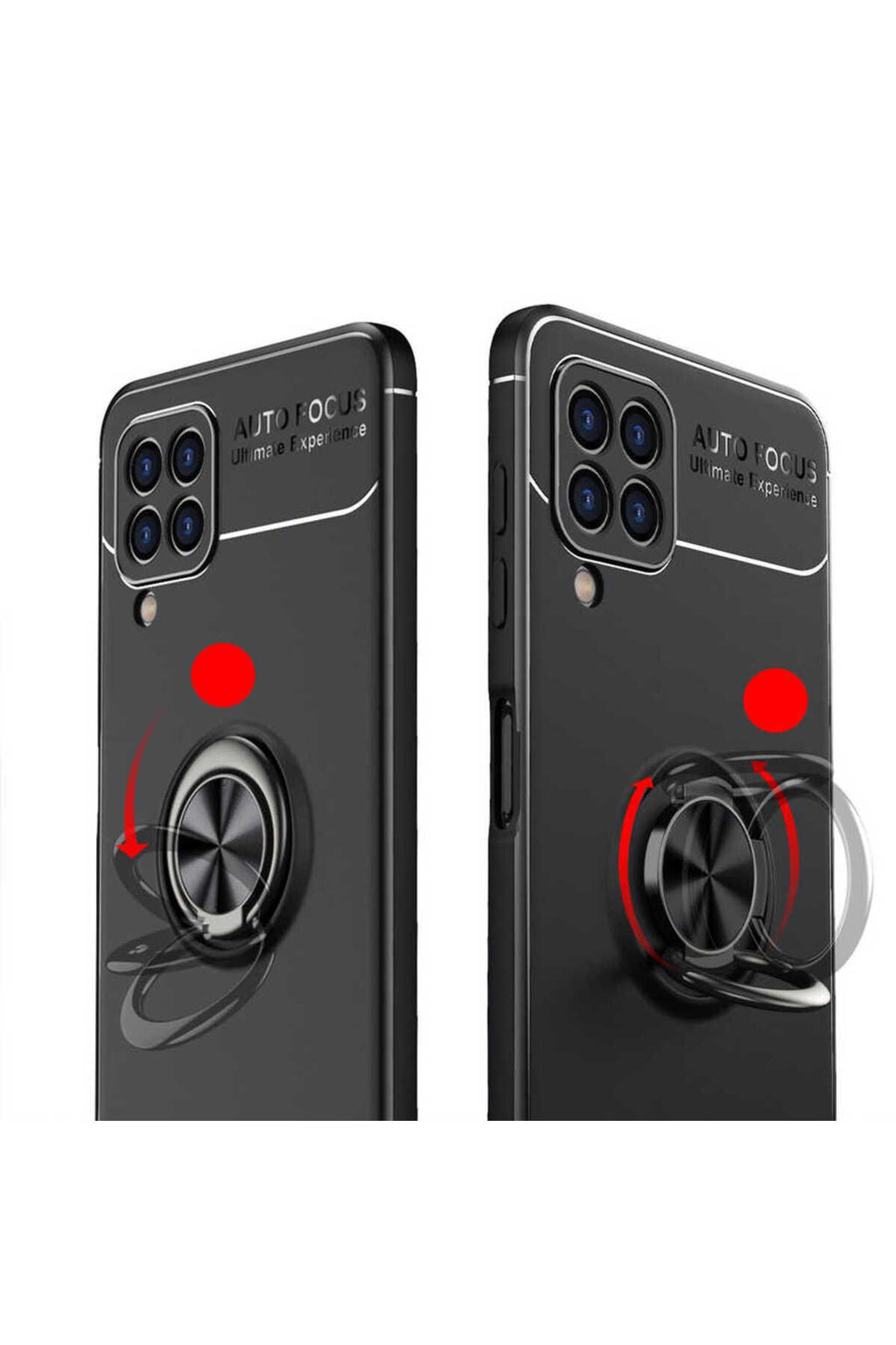 Galaxy A22 4G Kılıf Zore Ravel Silikon Kapak - Mavi