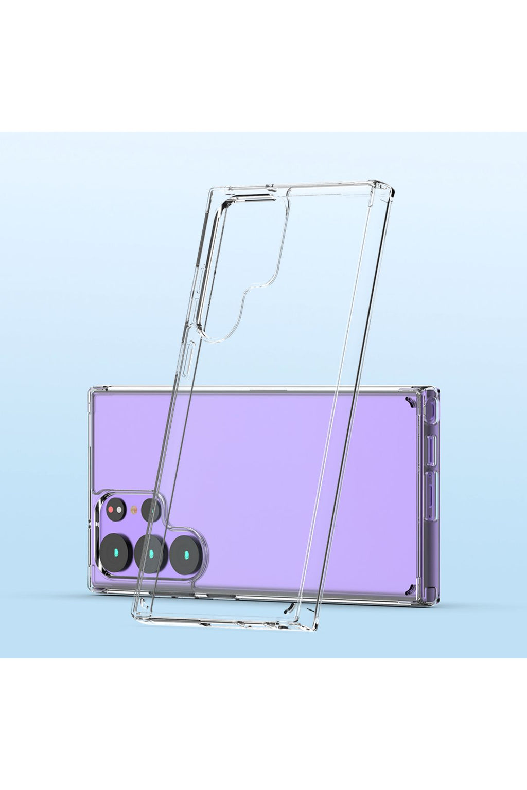 Galaxy S23 Ultra Uyumlu Zore Coss Kılıf-Renksiz