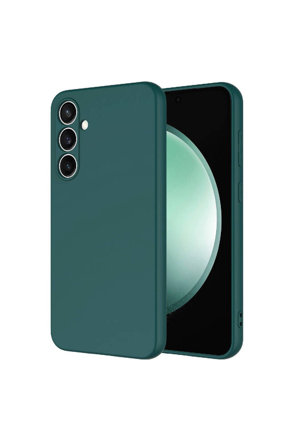 Galaxy S23 FE Uyumlu Zore Mara Lansman Kılıf-Koyu Yeşil