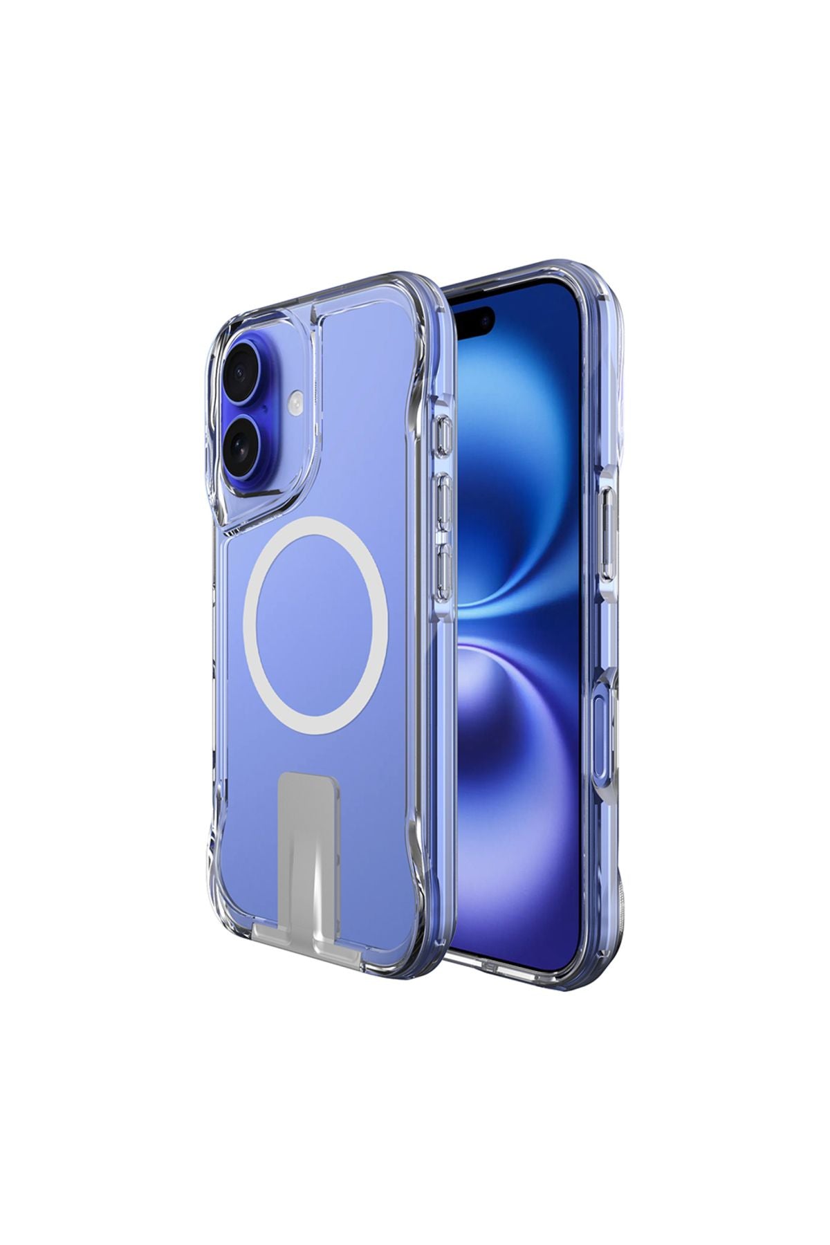 iPhone 16 Uyumlu Magsafe Şarj Özellikli Zore T-Max Standlı Kapak