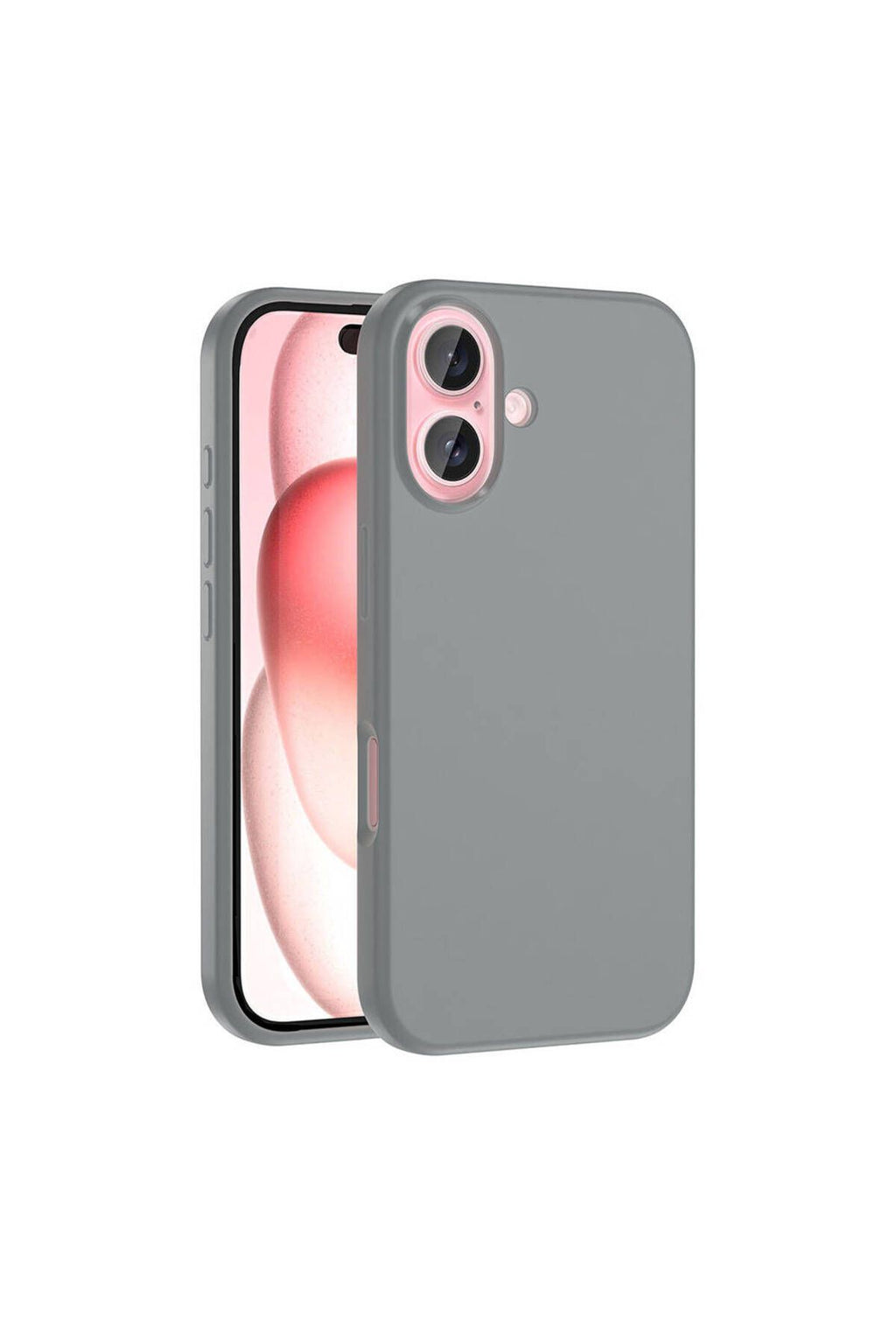 iPhone 16 Kılıf Magsafe Şarj Özellikli Sıvı Teknolojili Silinebilir Sert Zore Kivi Kapak-Natürel Tit