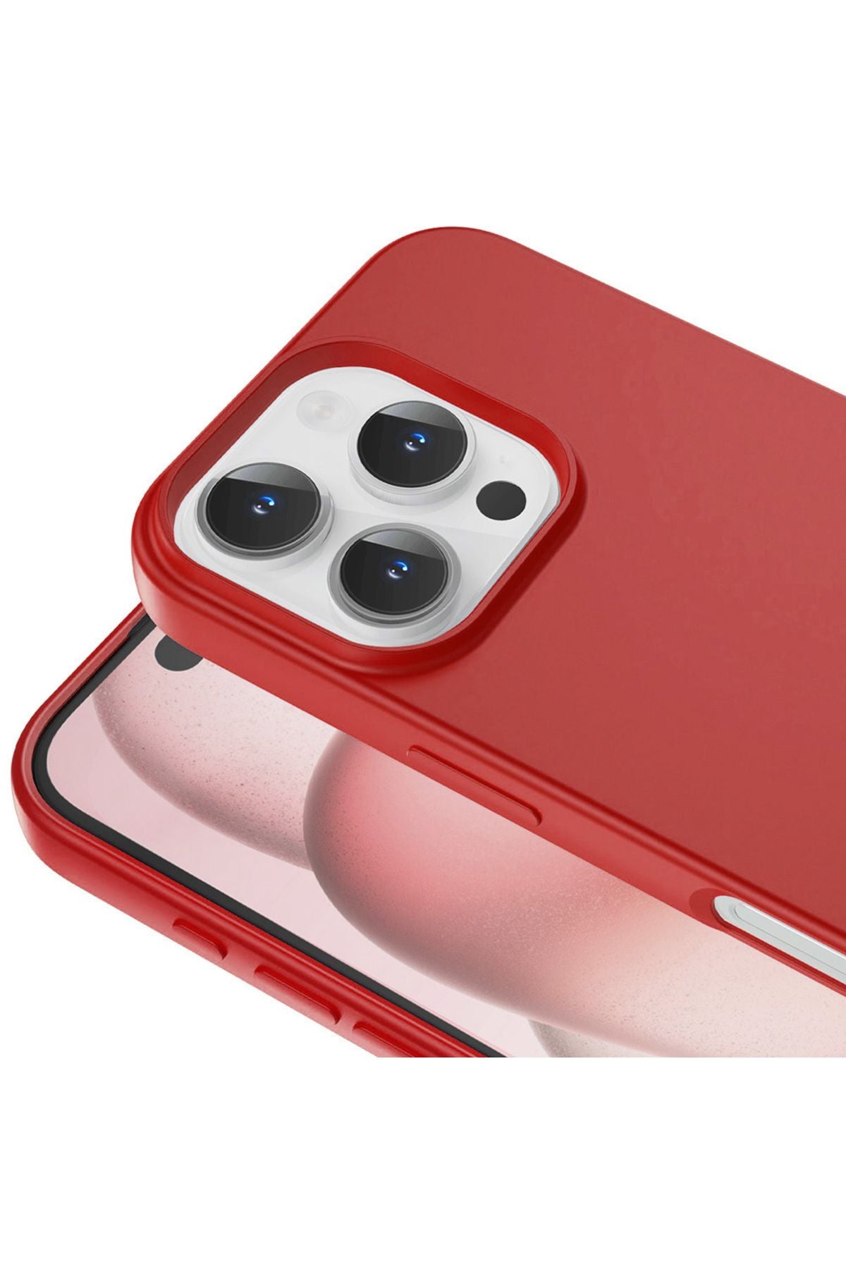 iPhone 16 Pro Kılıf Zore LSR Lansman Kapak - Kırmızı