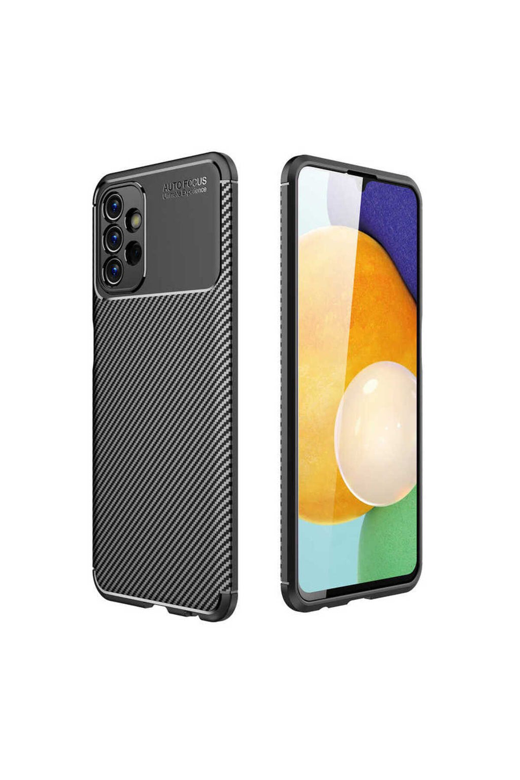 Galaxy A23 Kılıf Zore Negro Silikon Kapak - Siyah