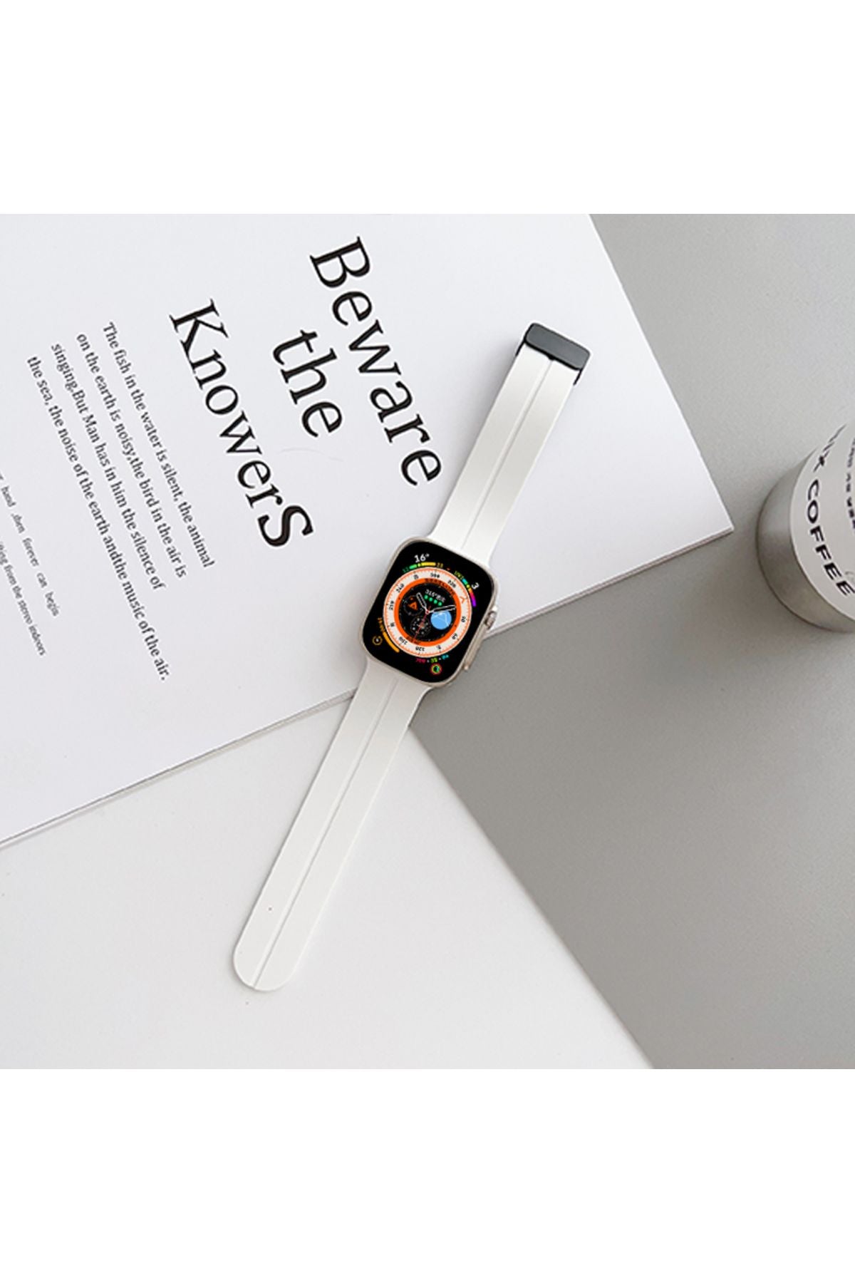 Watch Ultra 49mm Uyumlu KRD-84 Uyumlu Zore Kordon-Koyu Yeşil