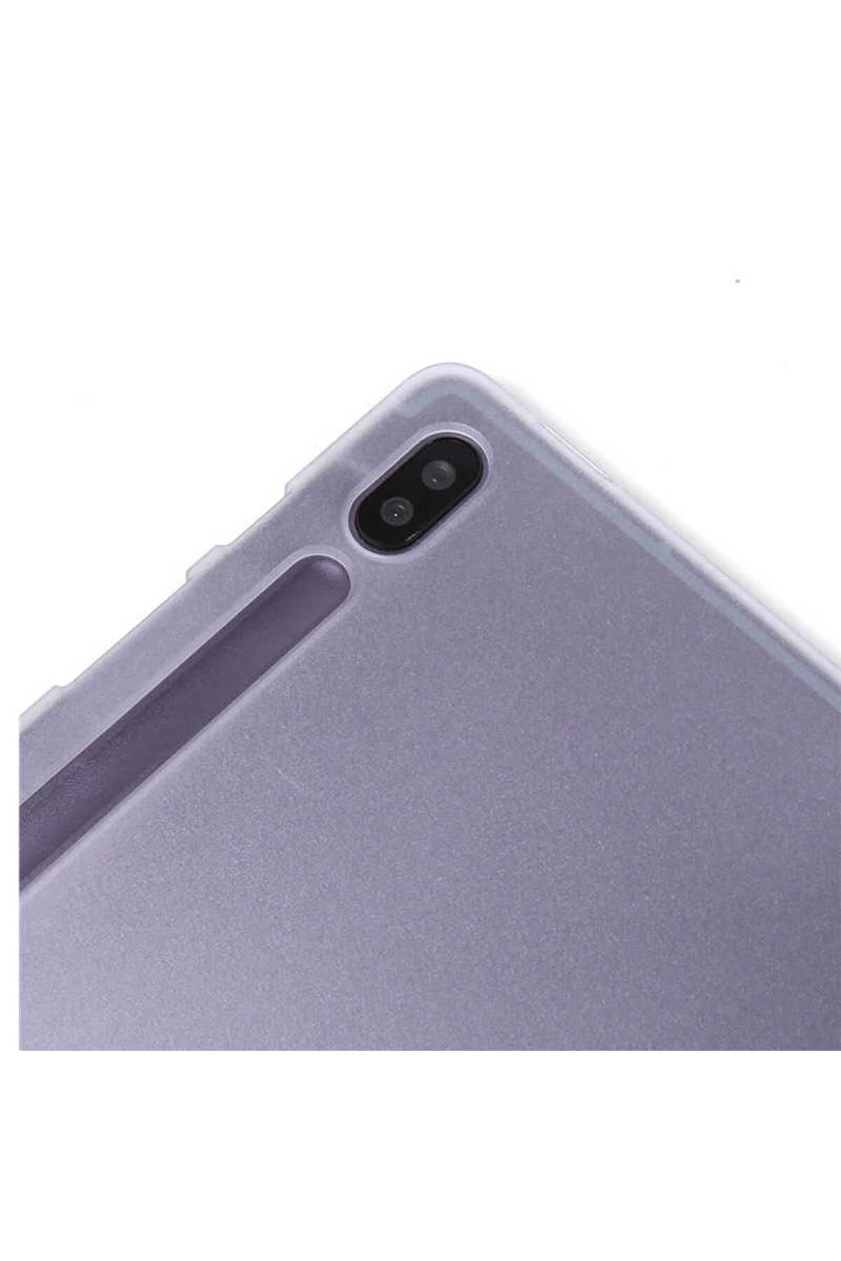 Galaxy Tab S6 T860  Uyumlu Zore Smart Cover Standlı 1-1 Kılıf-Siyah