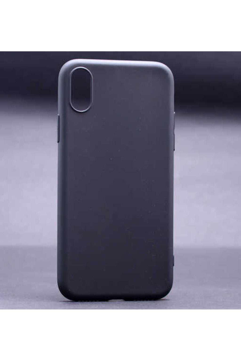 iPhone X Kılıf Zore İmax Silikon - Siyah