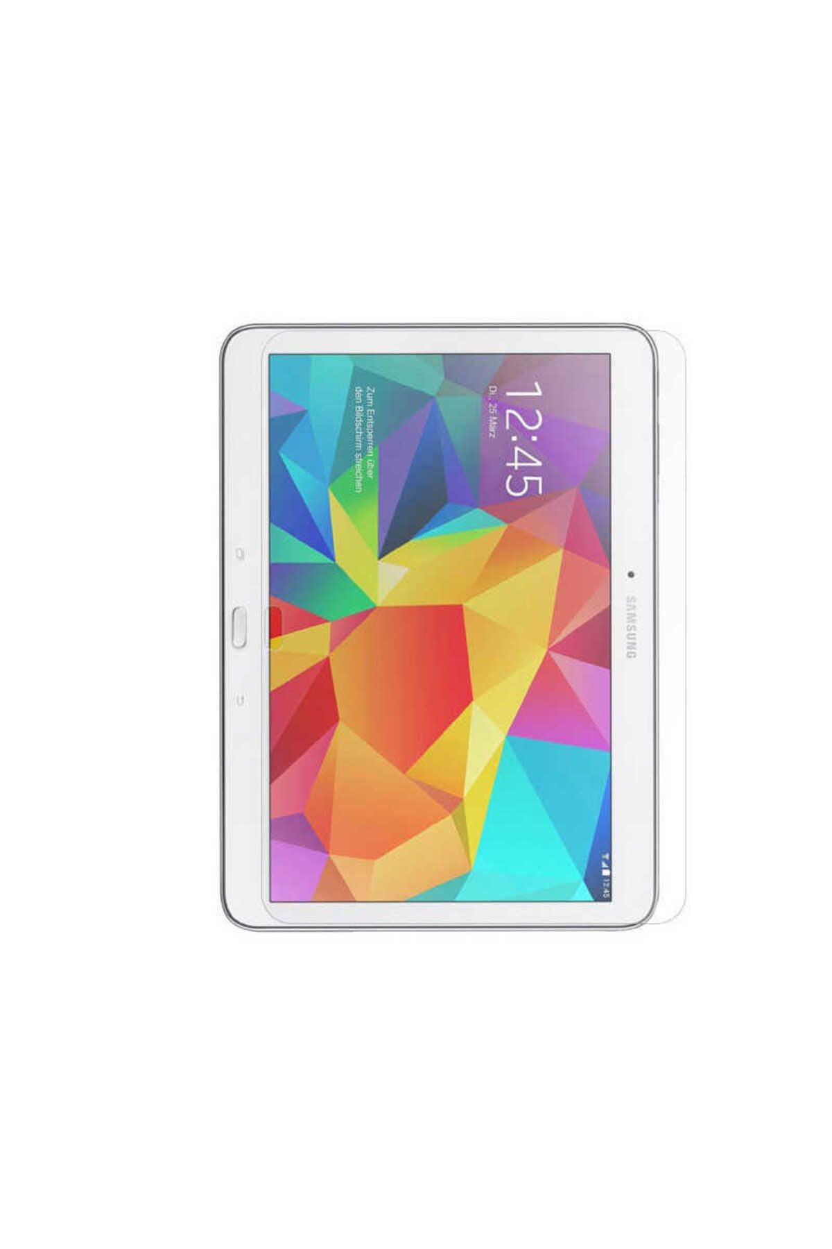 Galaxy Tab A T550 9.7  Uyumlu Zore Dönebilen Standlı Kılıf-Pembe Koyu