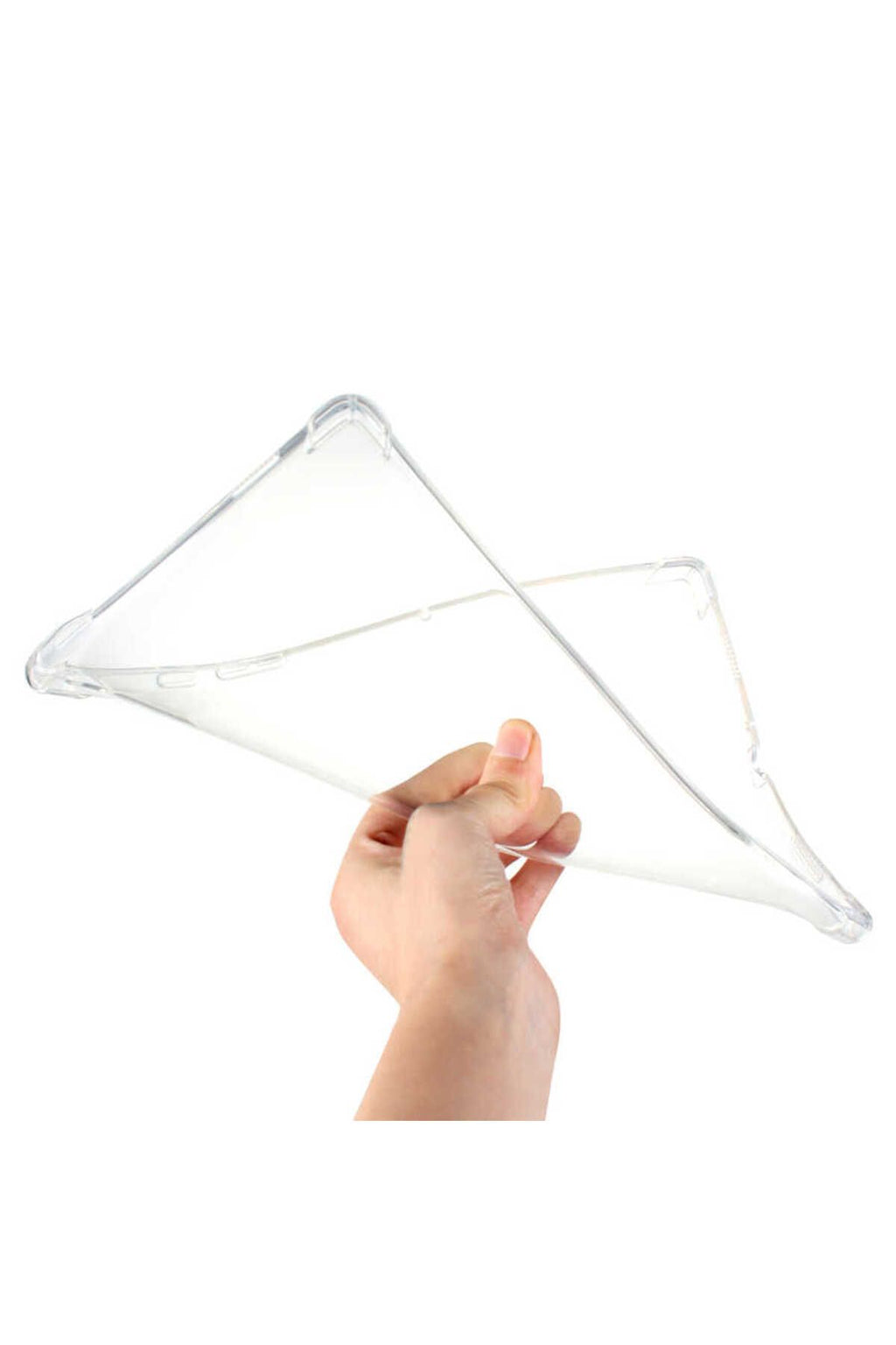 Galaxy Tab A7 10.4 T500 2020 Kılıf  Uyumlu Zore Tablet Nitro Anti Shock Silikon Kapak-Renksiz